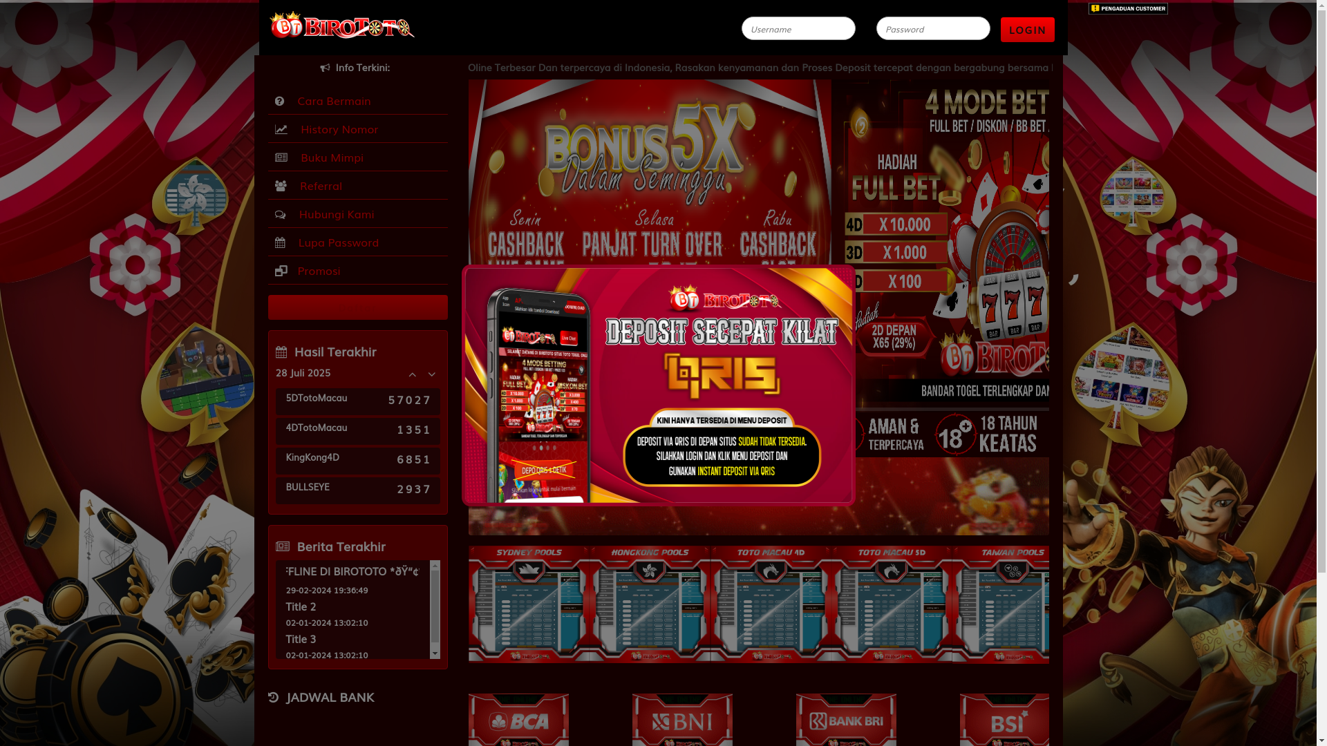 website screenshot of https://birototopuncak.com/