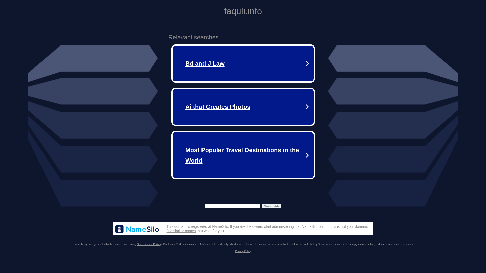 website screenshot of https://faquli.info/