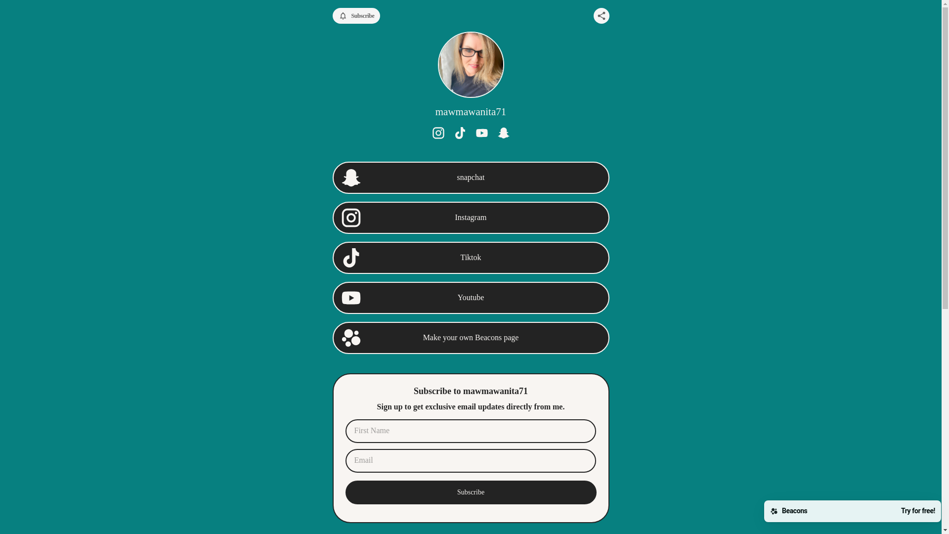 website screenshot of https://mawmawanita71.com/