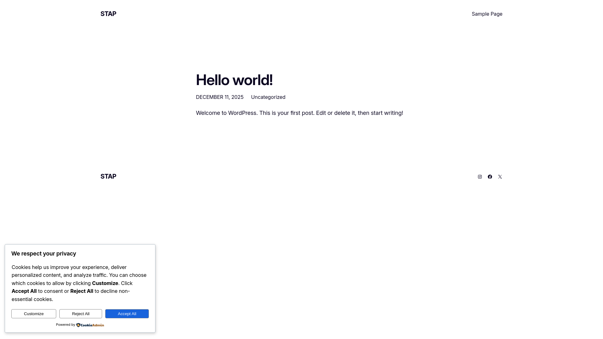 website screenshot of https://tahymer.com/