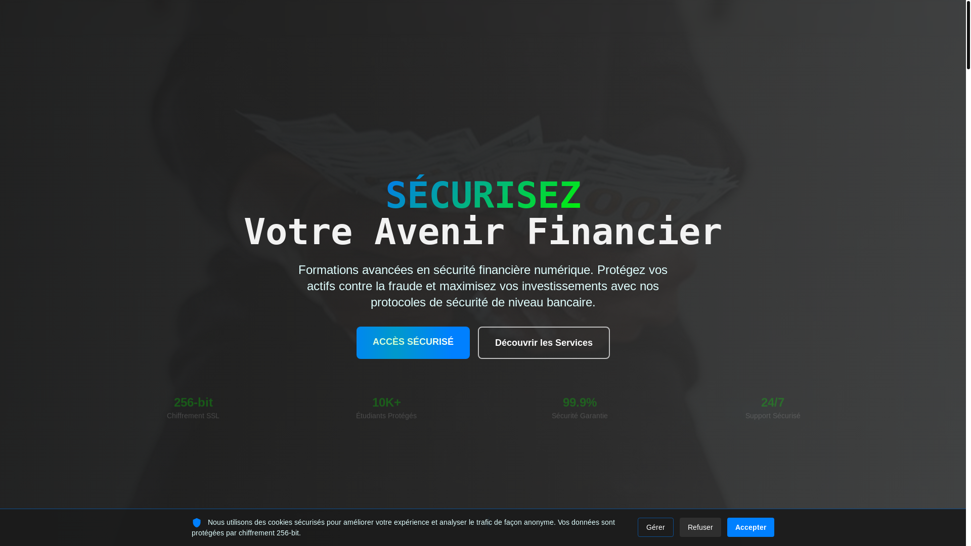 website screenshot of https://zurialphonexa.com/