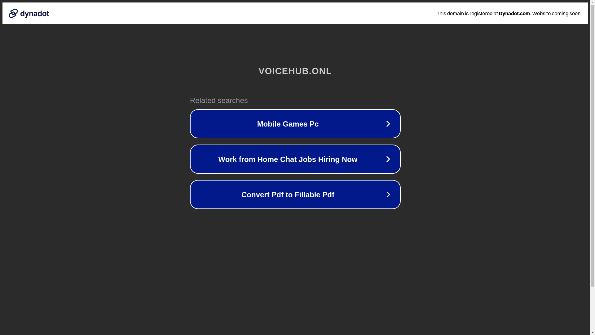 website screenshot of https://voicehub.onl/