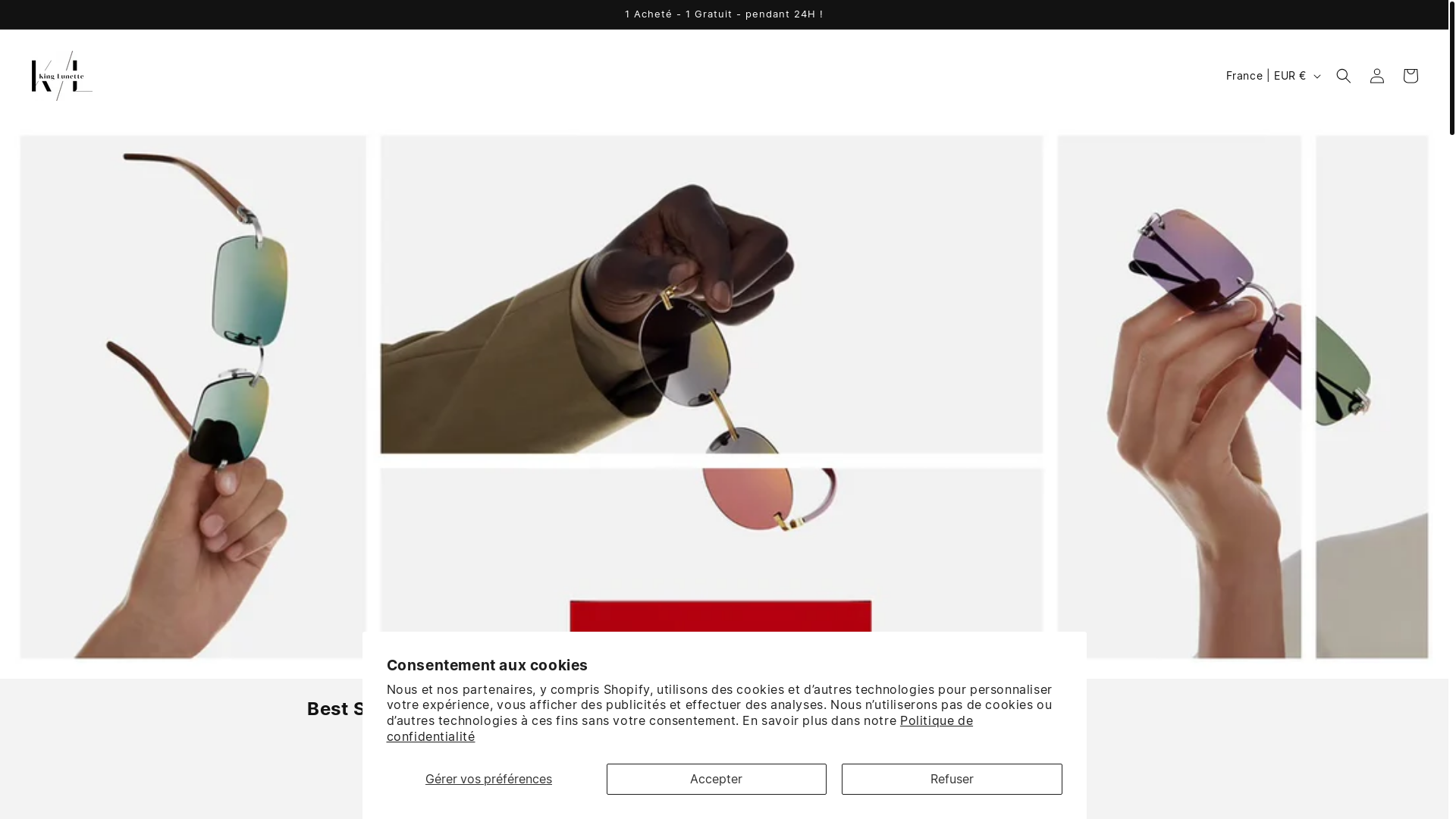 website screenshot of https://king-lunette.com/