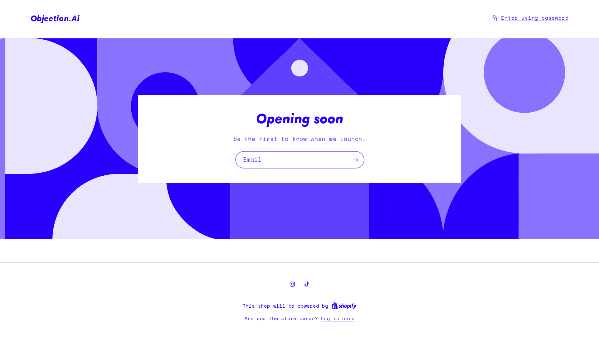 website screenshot of https://objection-ai.com/