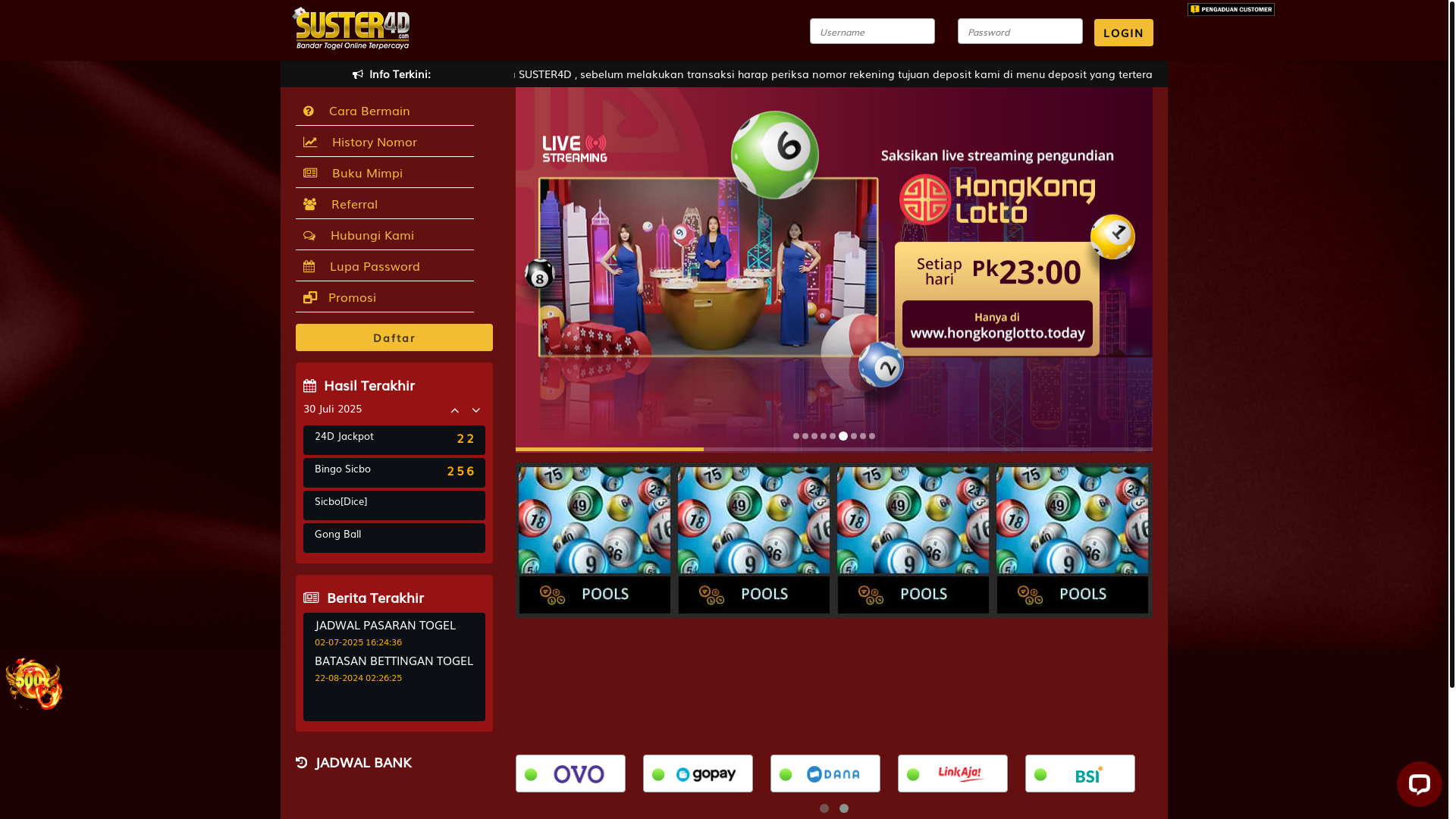 website screenshot of https://suster4d-l.com/