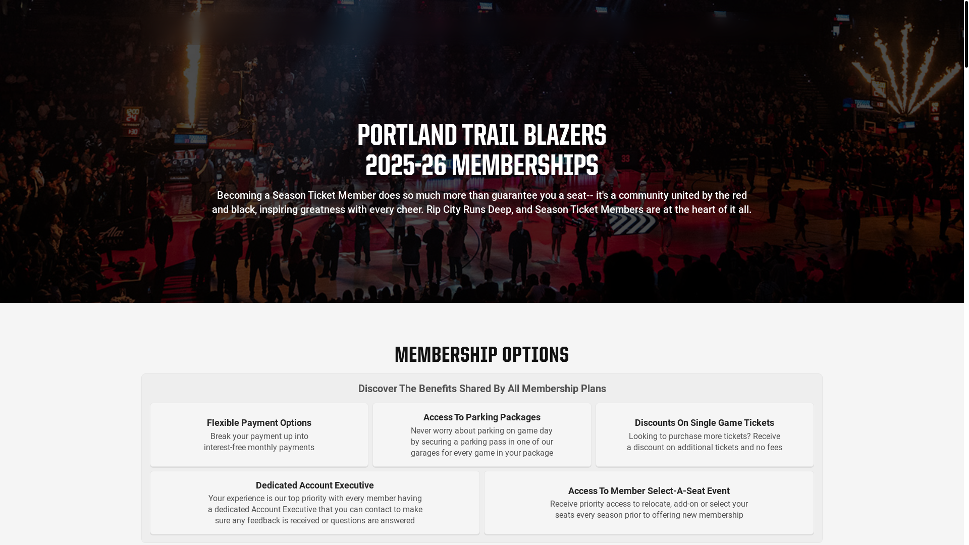 website screenshot of https://nba-teams-static-blazers-rd8lb.kinsta.page