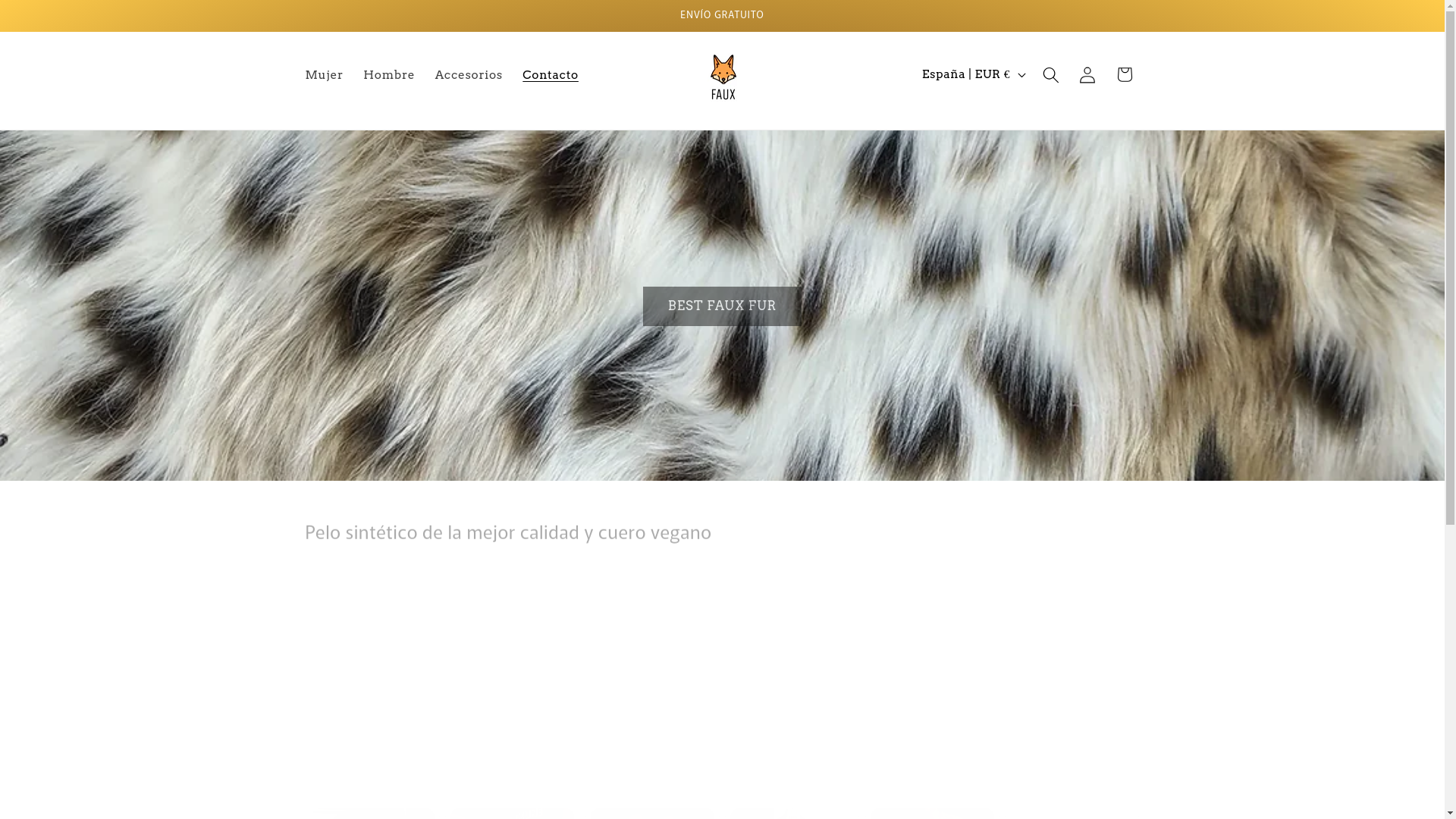 website screenshot of https://happyfauxfur.com/