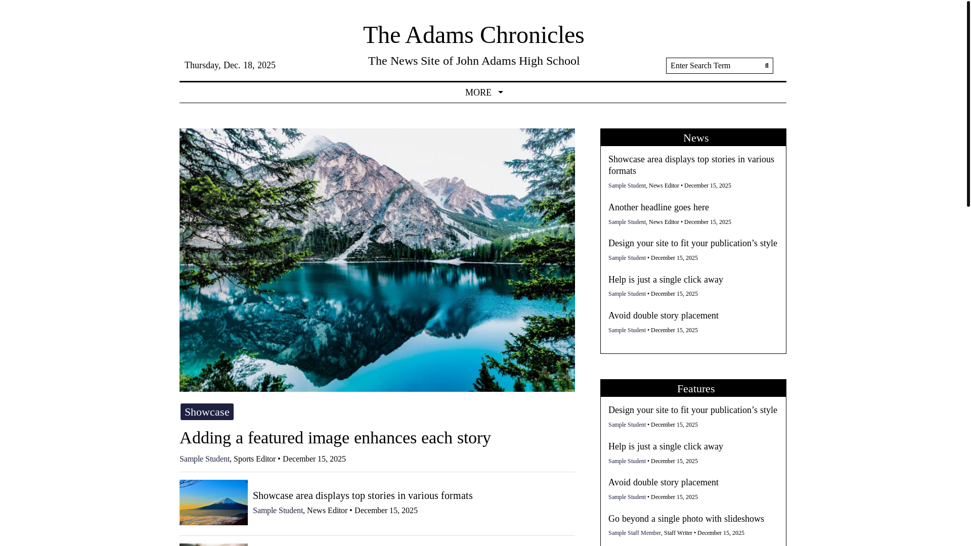 website screenshot of https://jahschronicles.com/