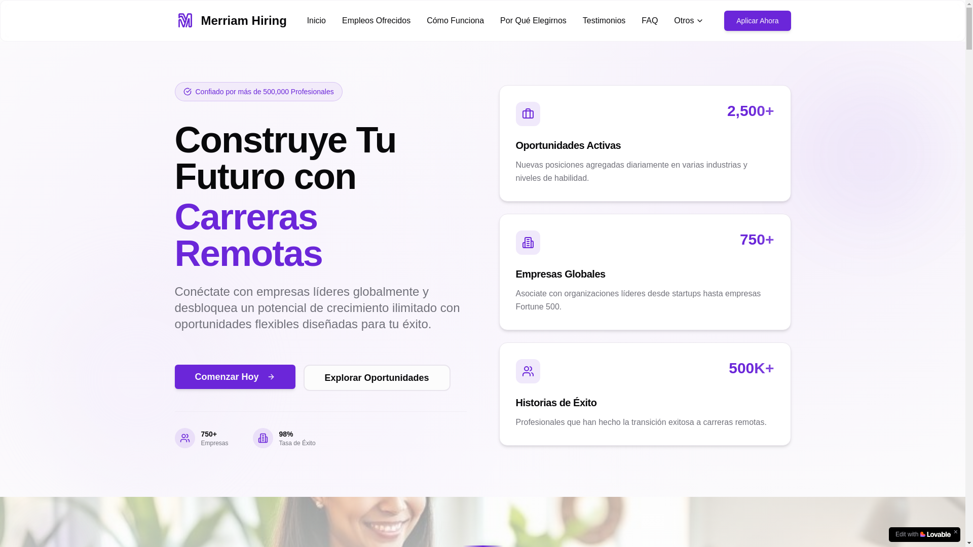 website screenshot of https://merriamhiring.com/