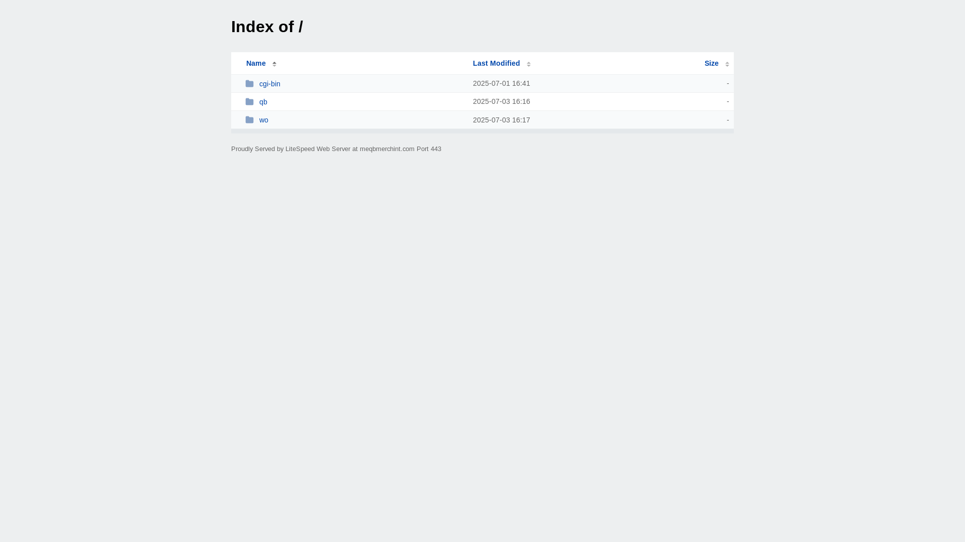 website screenshot of https://meqbmerchint.com/