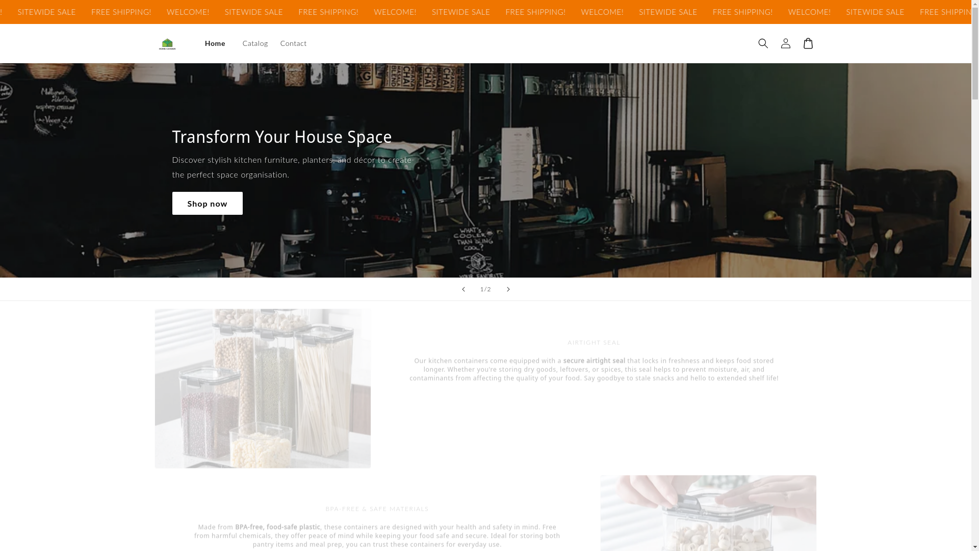 website screenshot of https://homeveo.store/