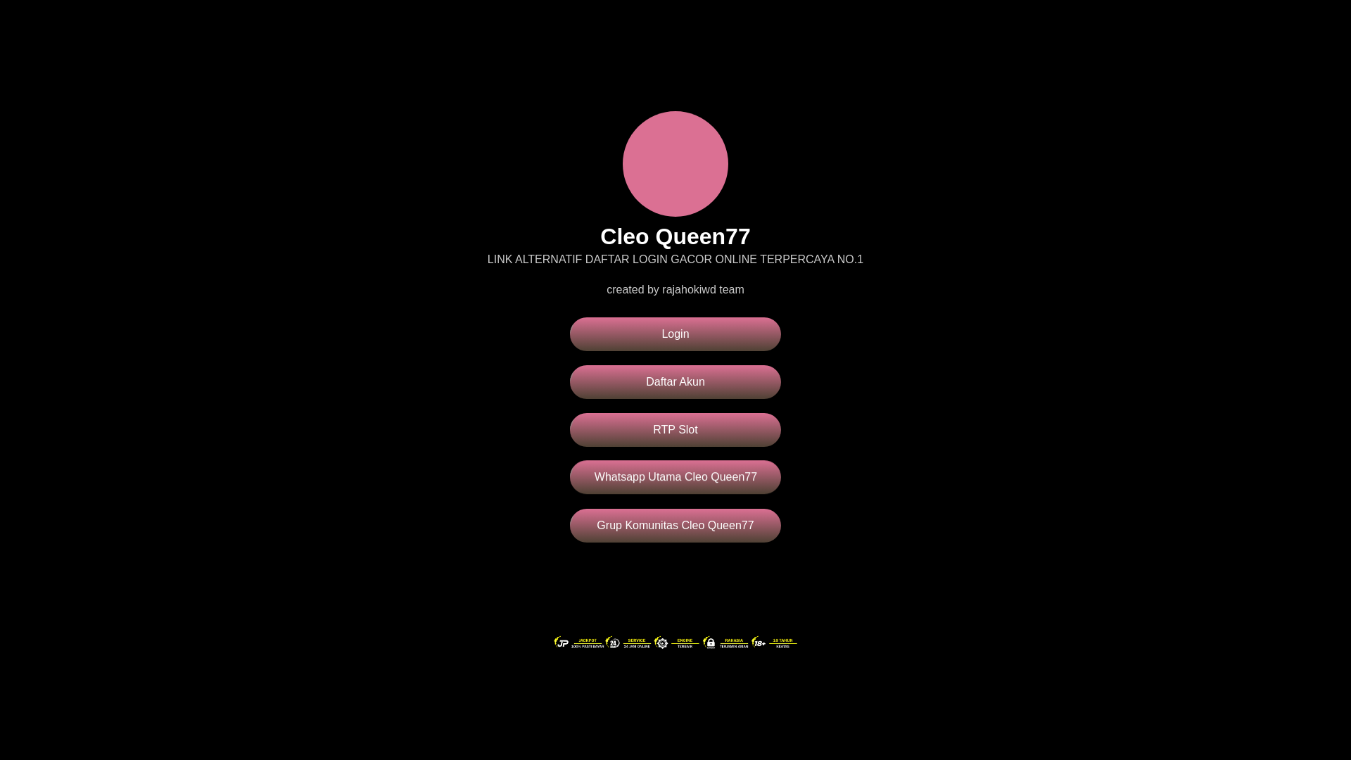 website screenshot of https://cleoqueen77.pages.dev/