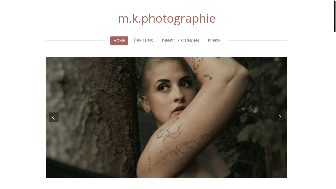 website screenshot of https://kuemarieweb.de/