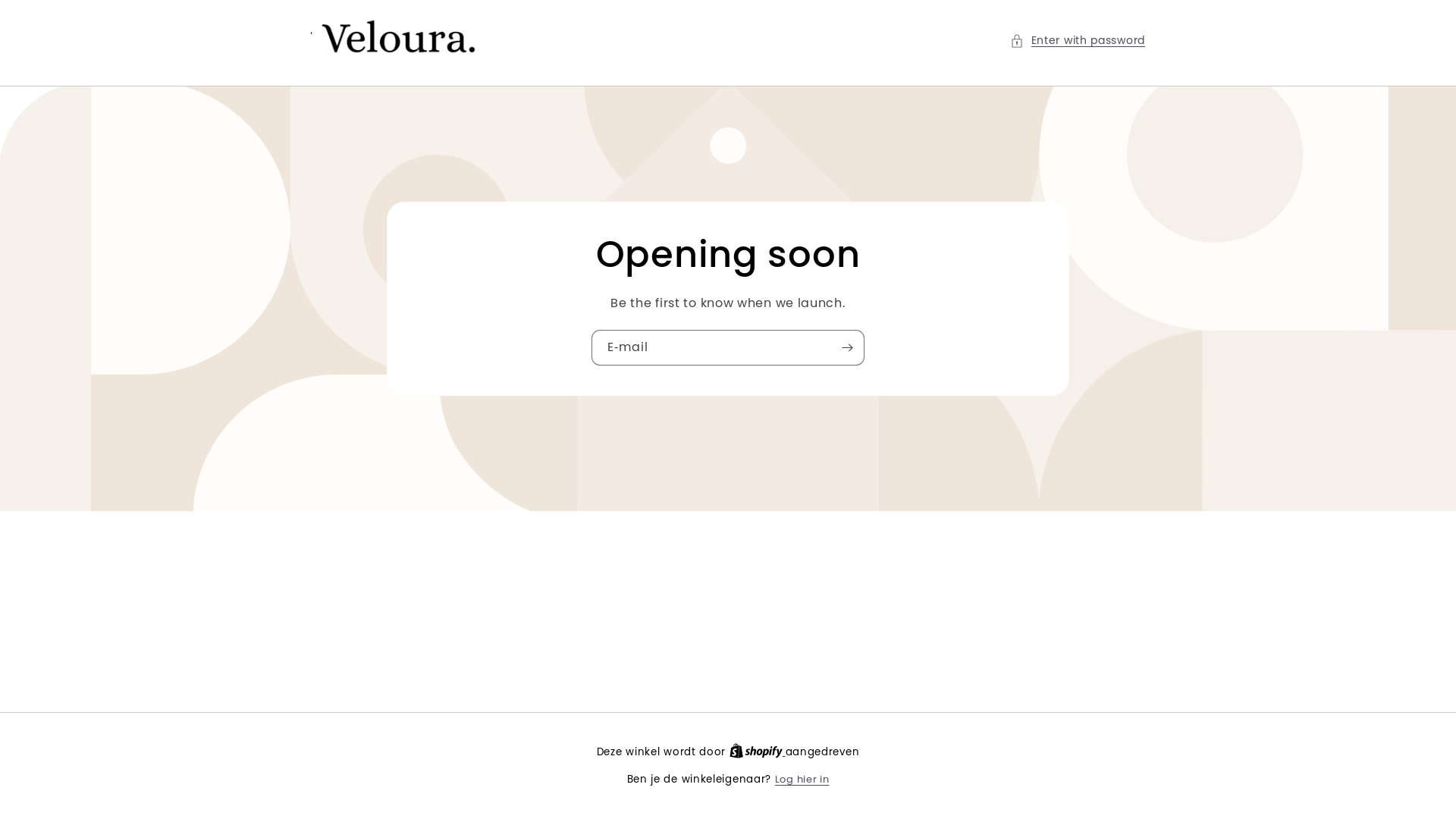 website screenshot of https://velouracosmetics.nl/