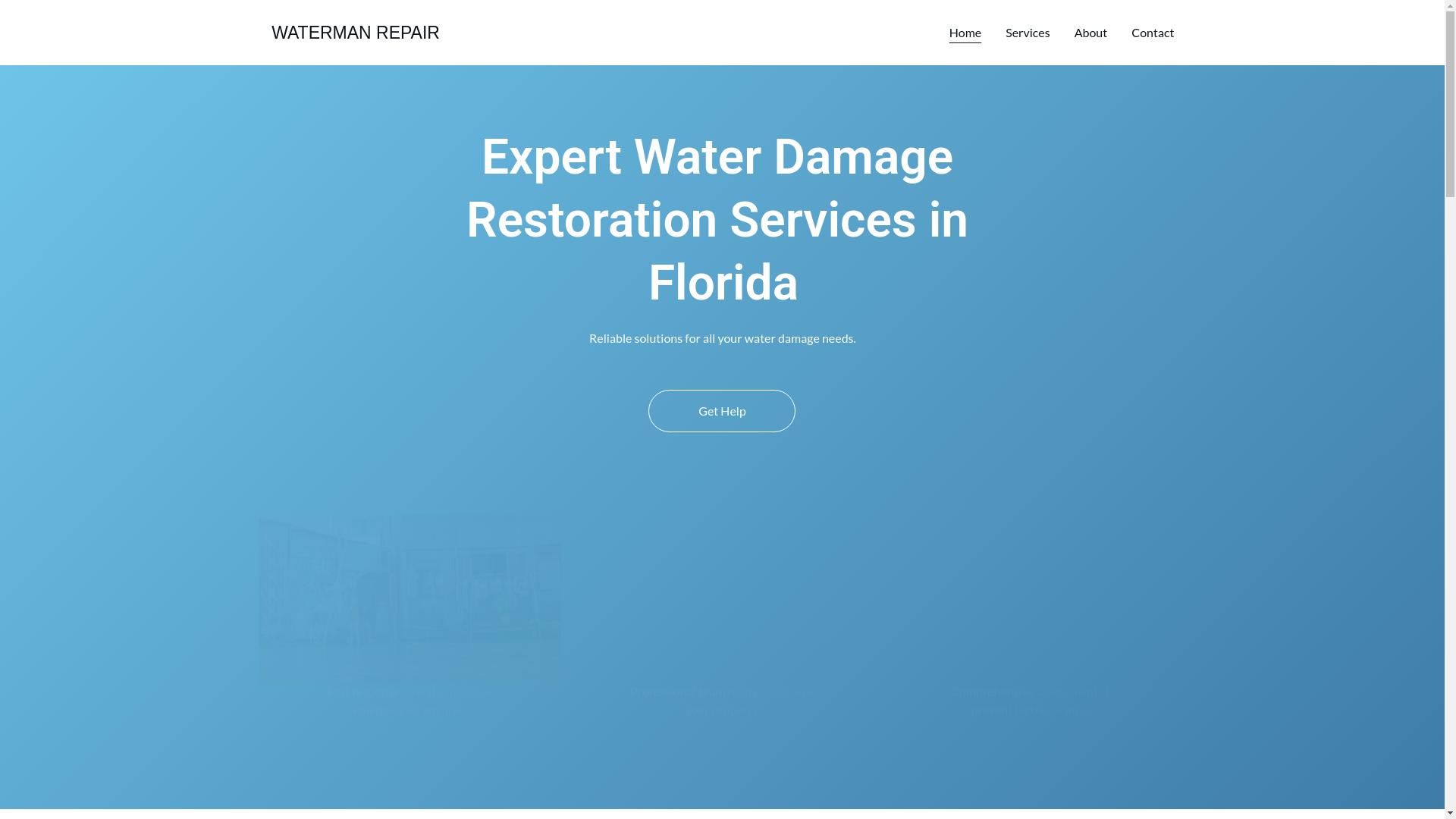 website screenshot of https://watermanrepairwaterdamage.shop/