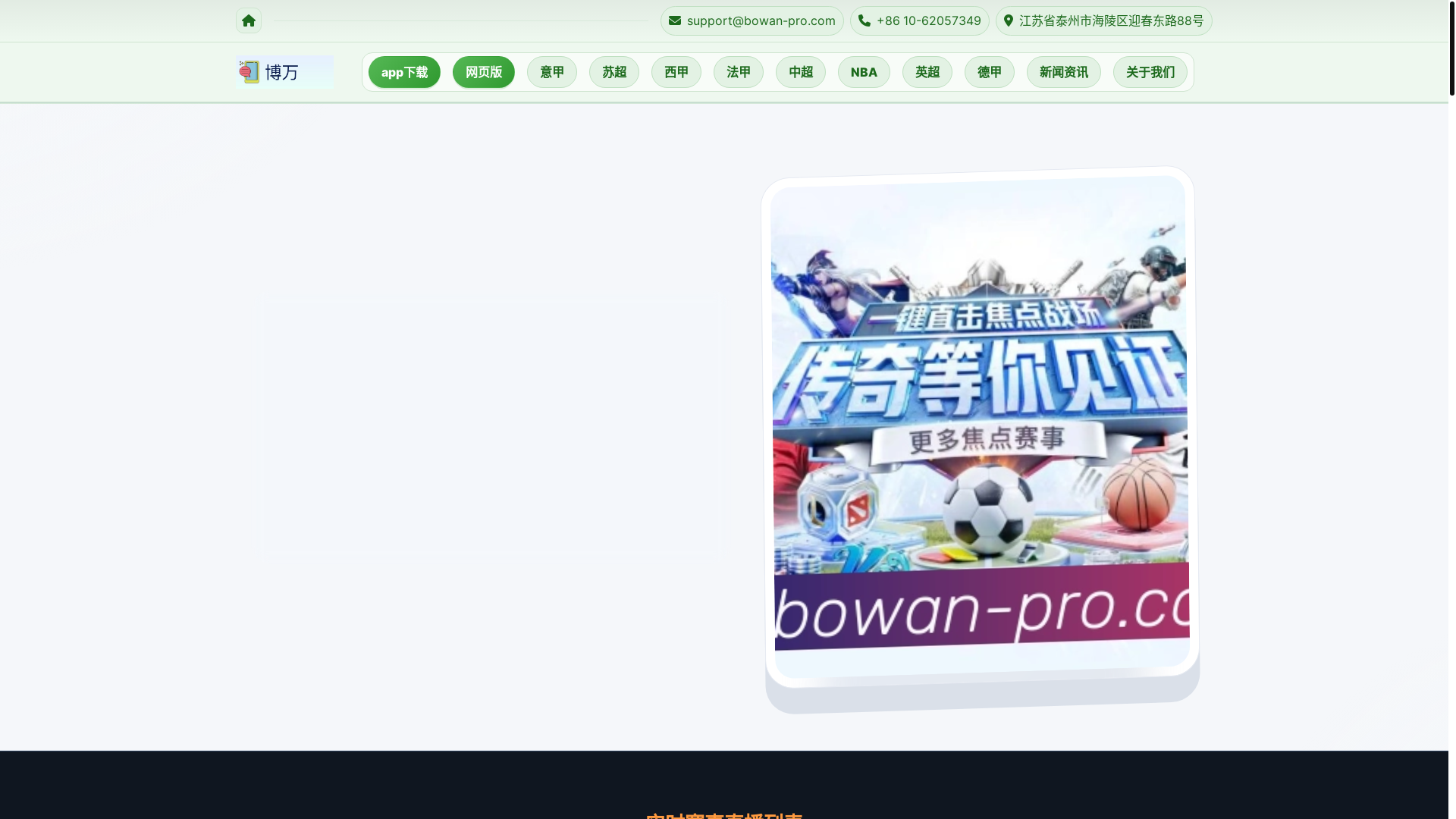 website screenshot of https://bowan-pro.com/