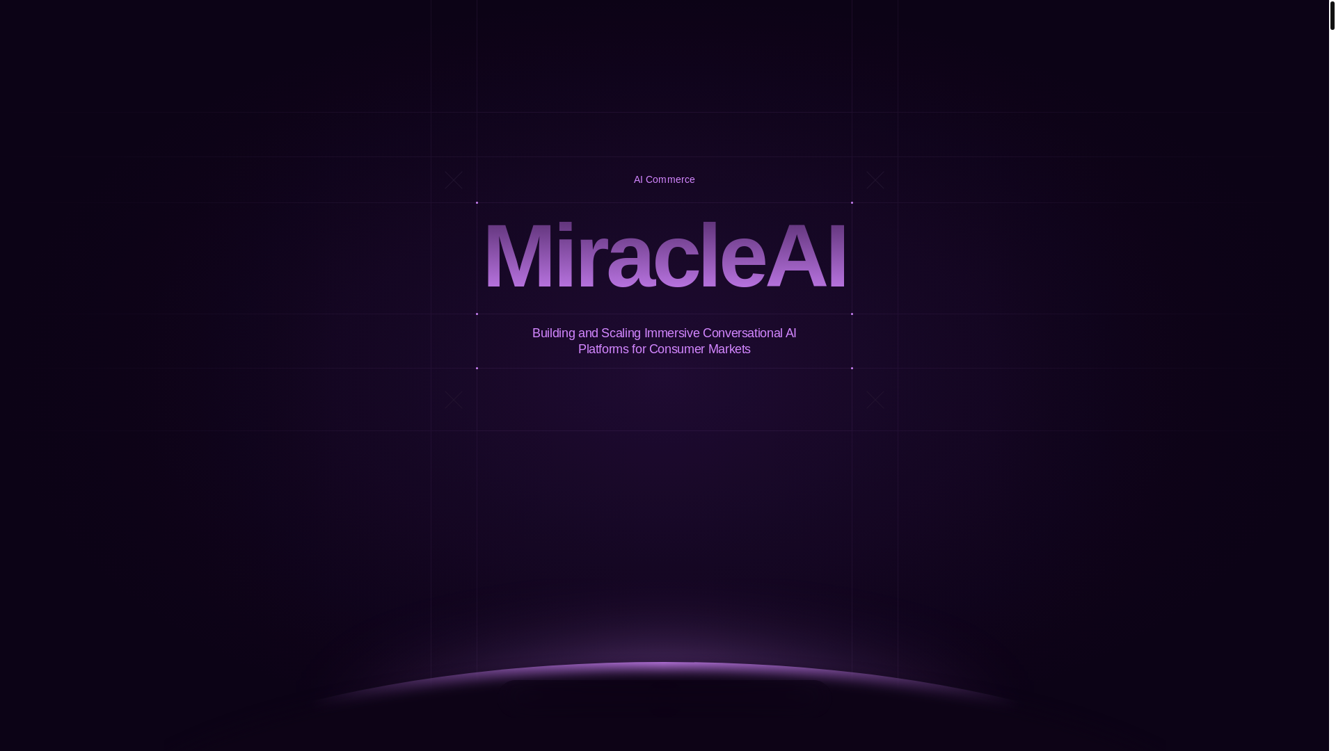 website screenshot of https://miracle-ai-website.pages.dev/