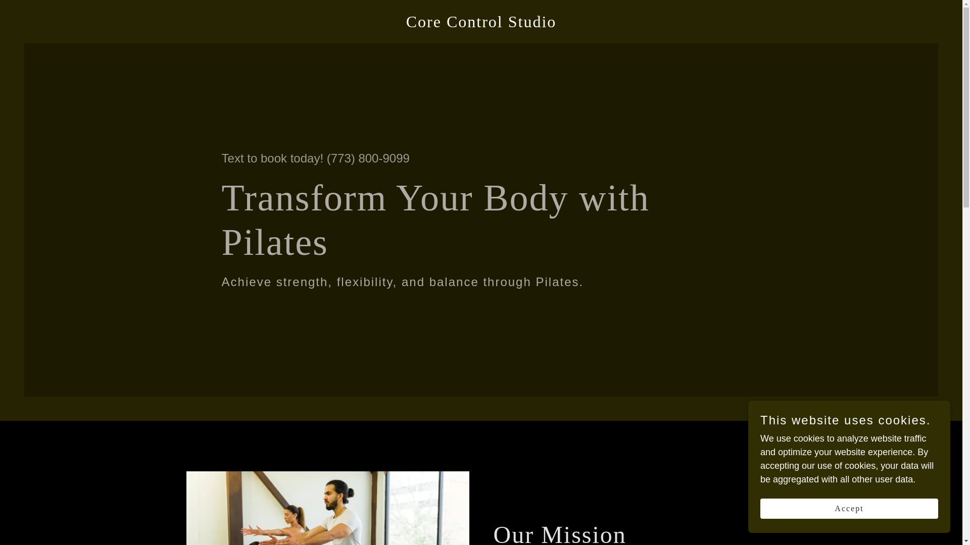 website screenshot of https://corecontrolstudio.com/