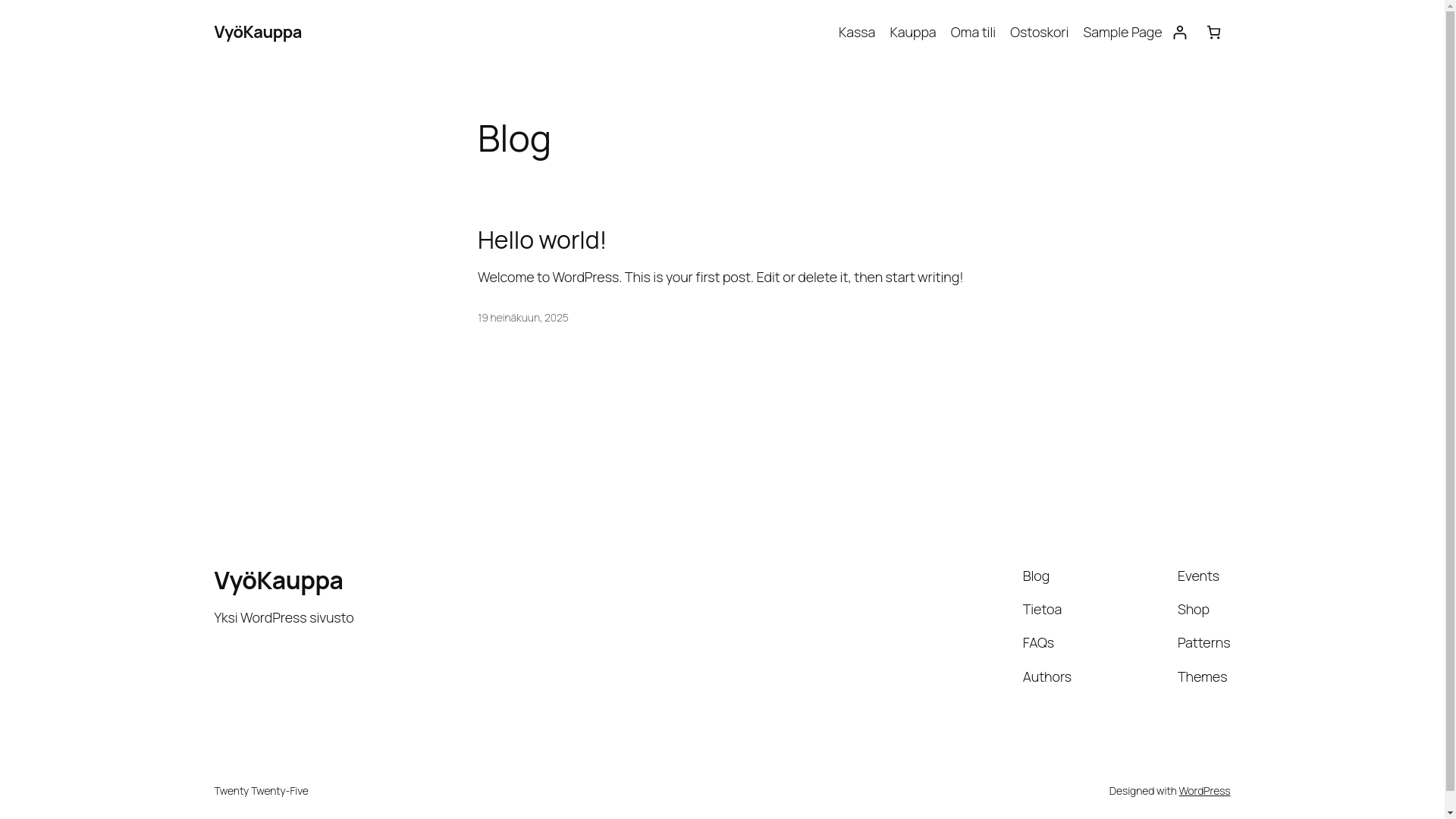 website screenshot of https://vyokauppa.fi/