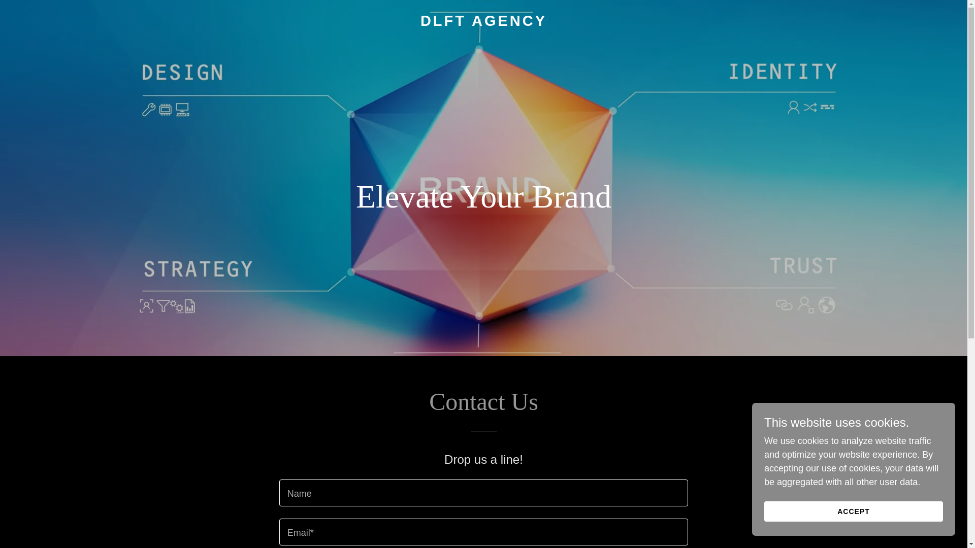 website screenshot of https://dlftagency.com/