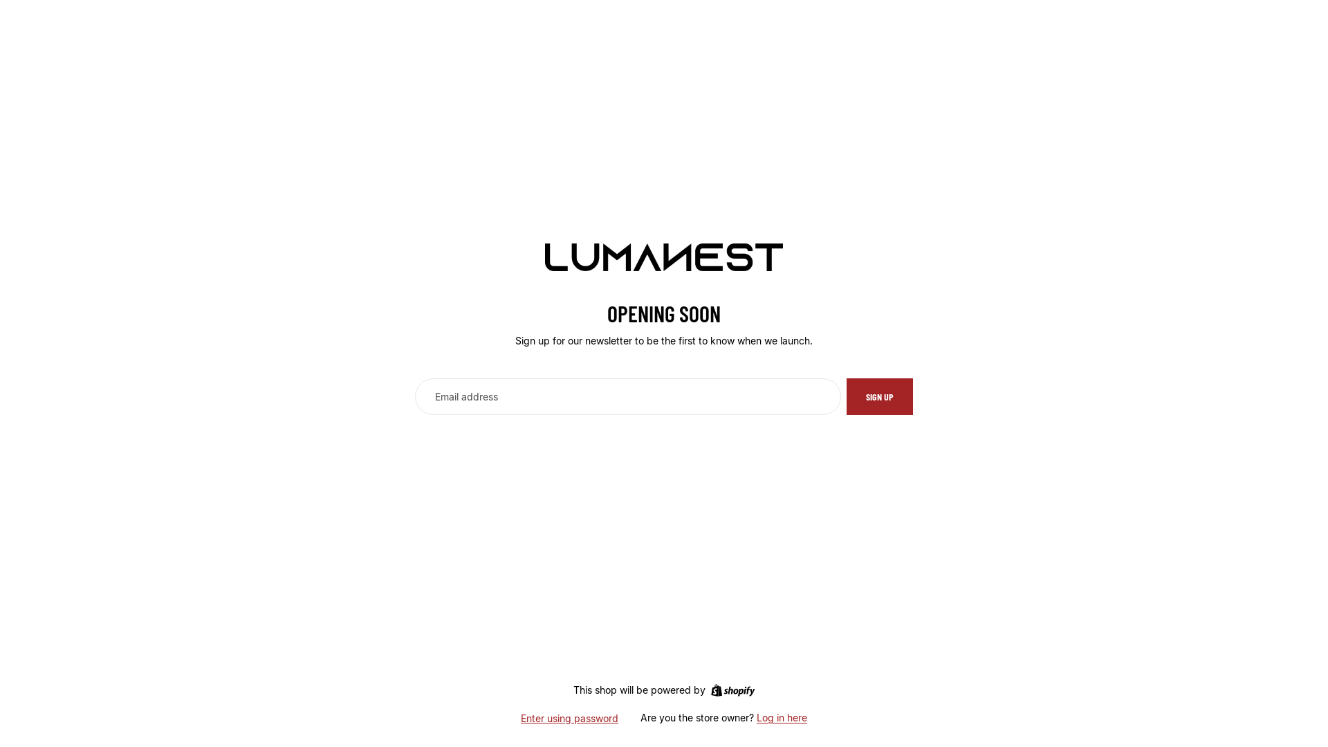website screenshot of https://lumanest.pro/