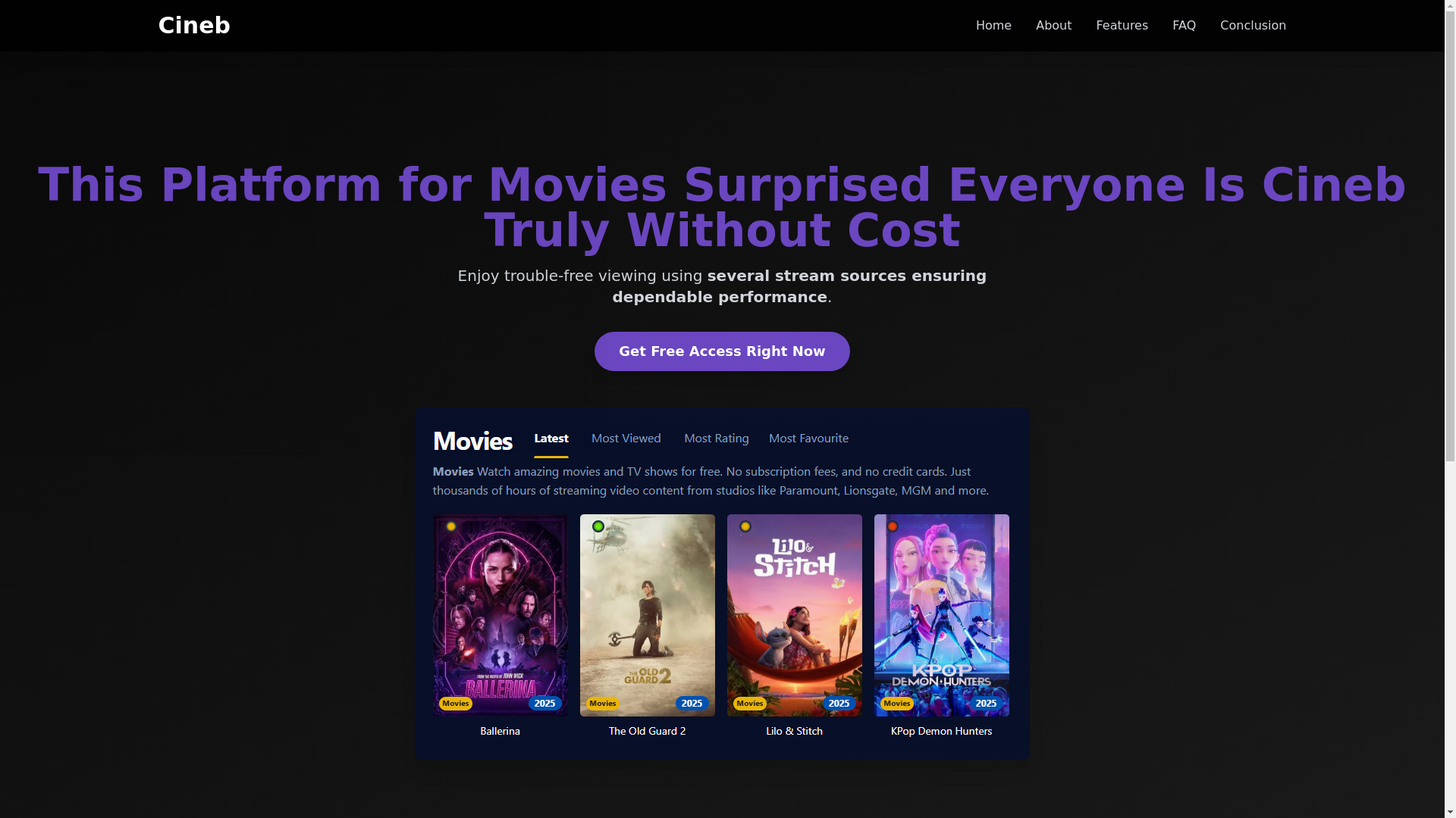 website screenshot of https://cineb-4ar7.pages.dev/