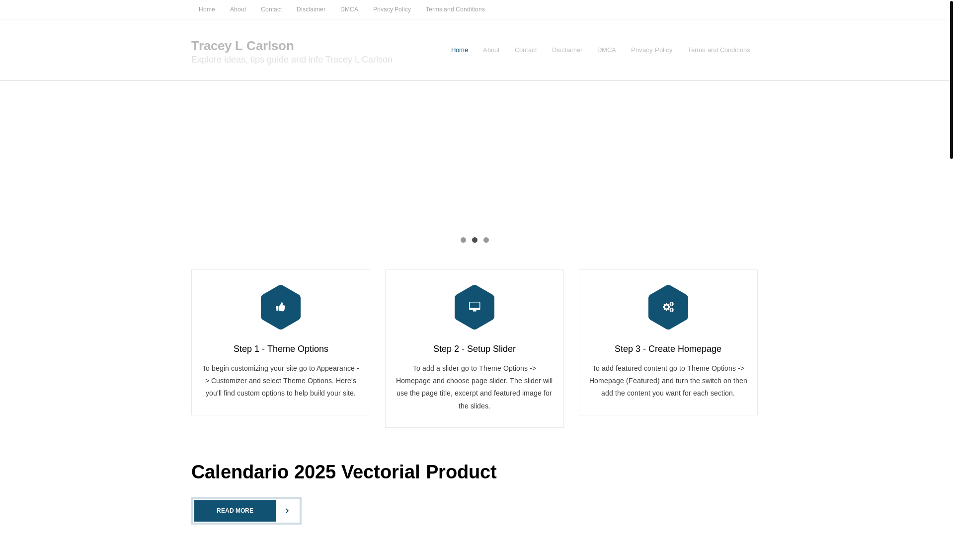 website screenshot of https://traceylcarlsonj.pages.dev/