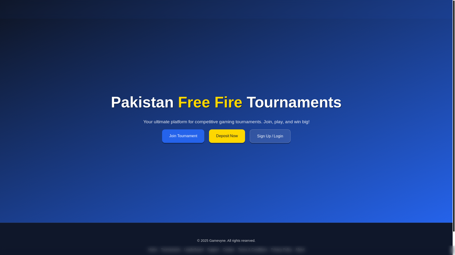 website screenshot of https://gamevyne.pages.dev/