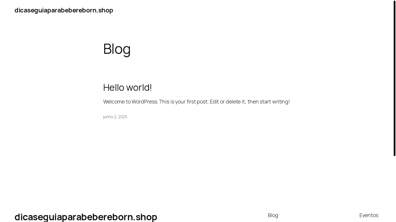 website screenshot of https://dicaseguiaparabebereborn.shop/