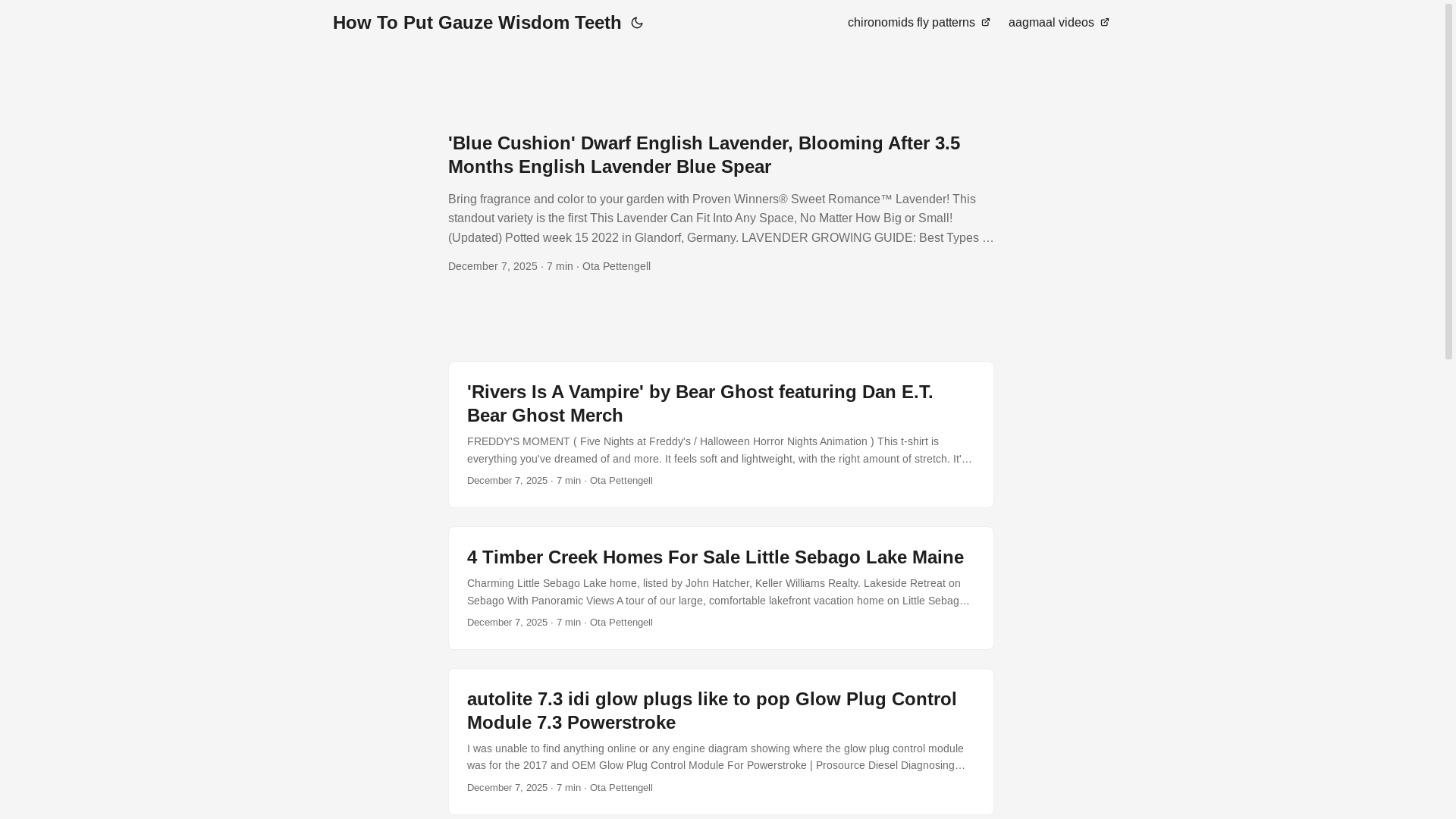 website screenshot of https://howtoputgauzewisdomteeth.pages.dev/