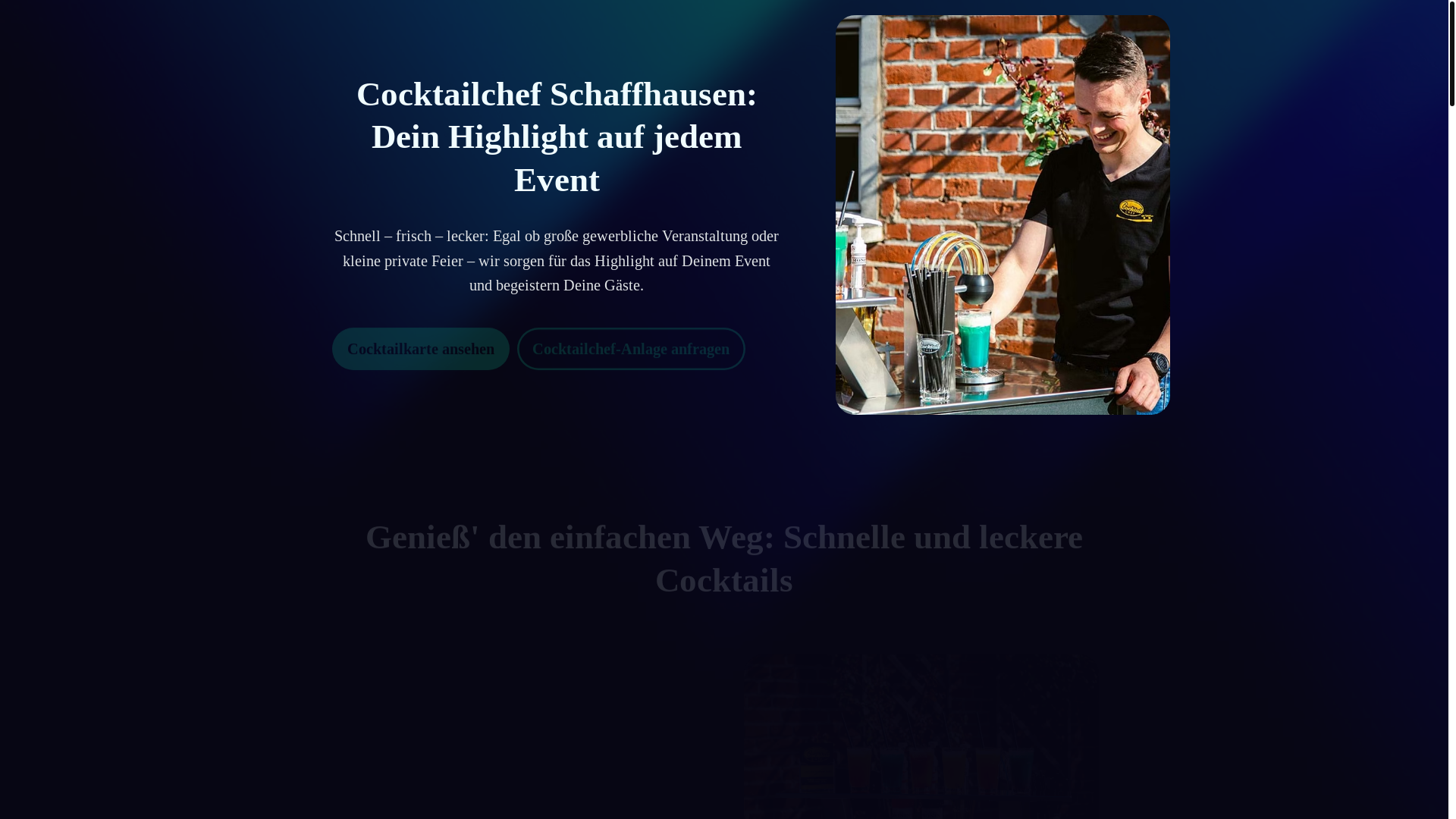 website screenshot of https://cocktailchef-anlage-schweiz.ch/
