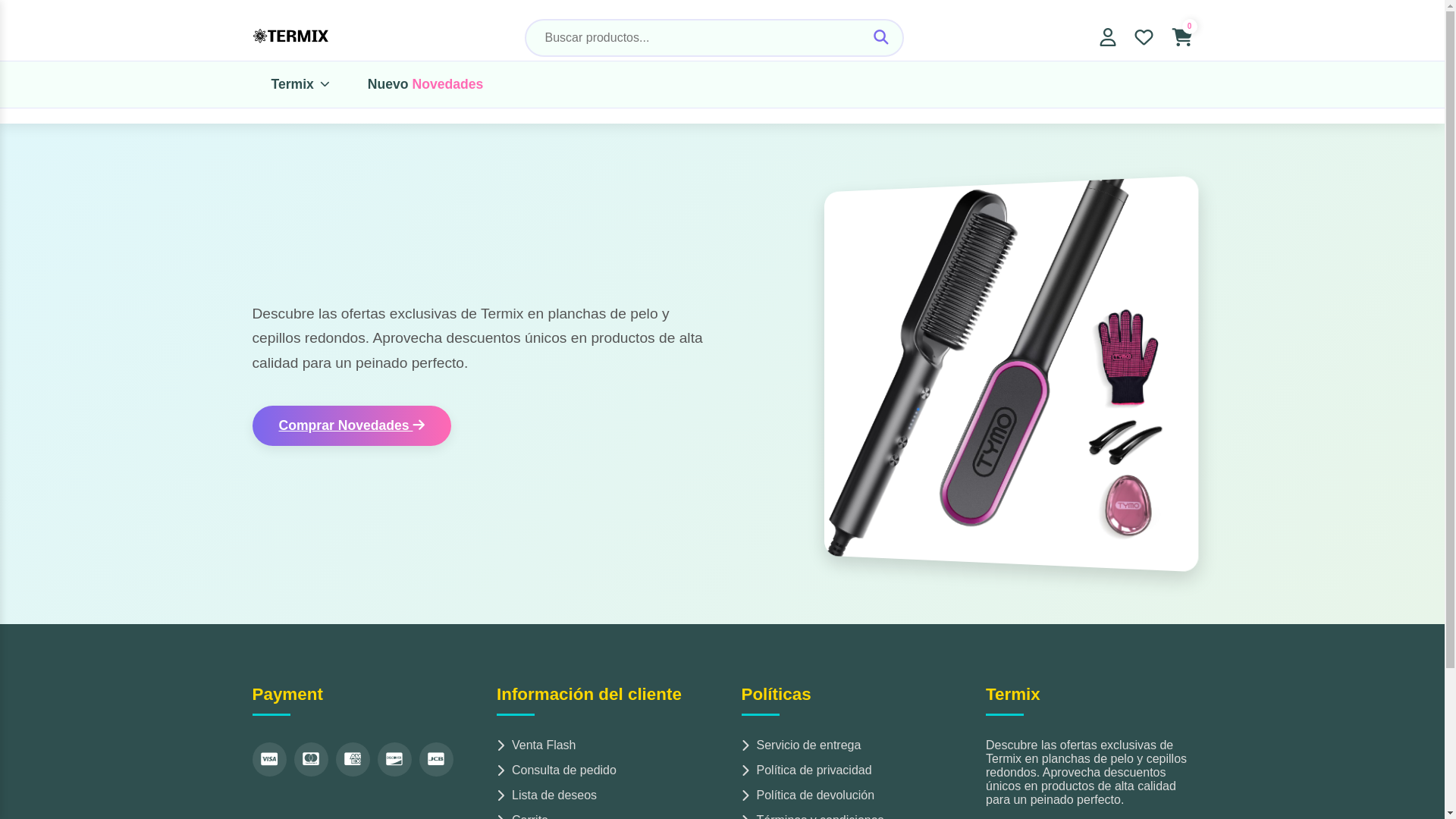 website screenshot of https://termishotamarket.shop/