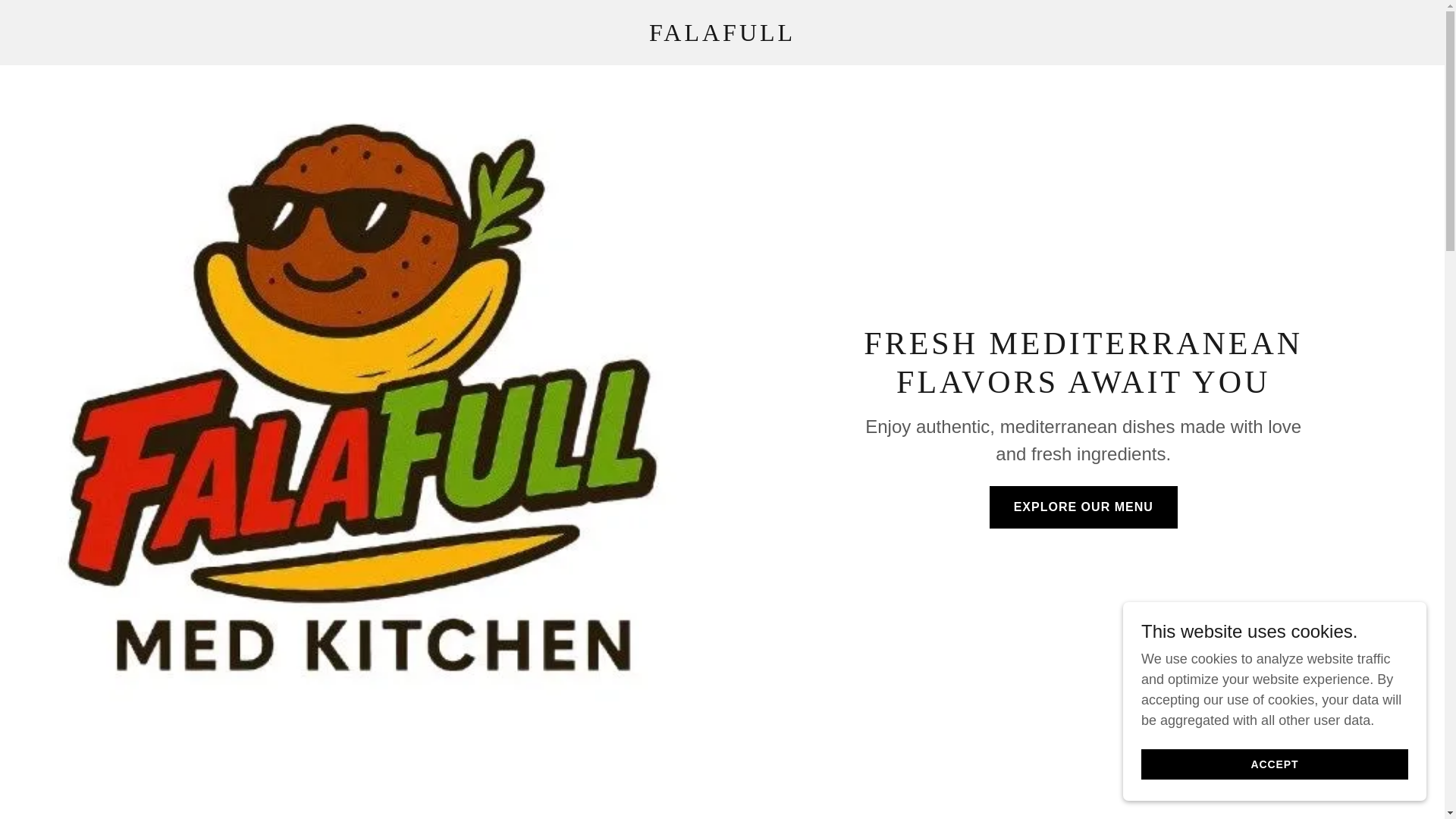 website screenshot of https://falafull.us/