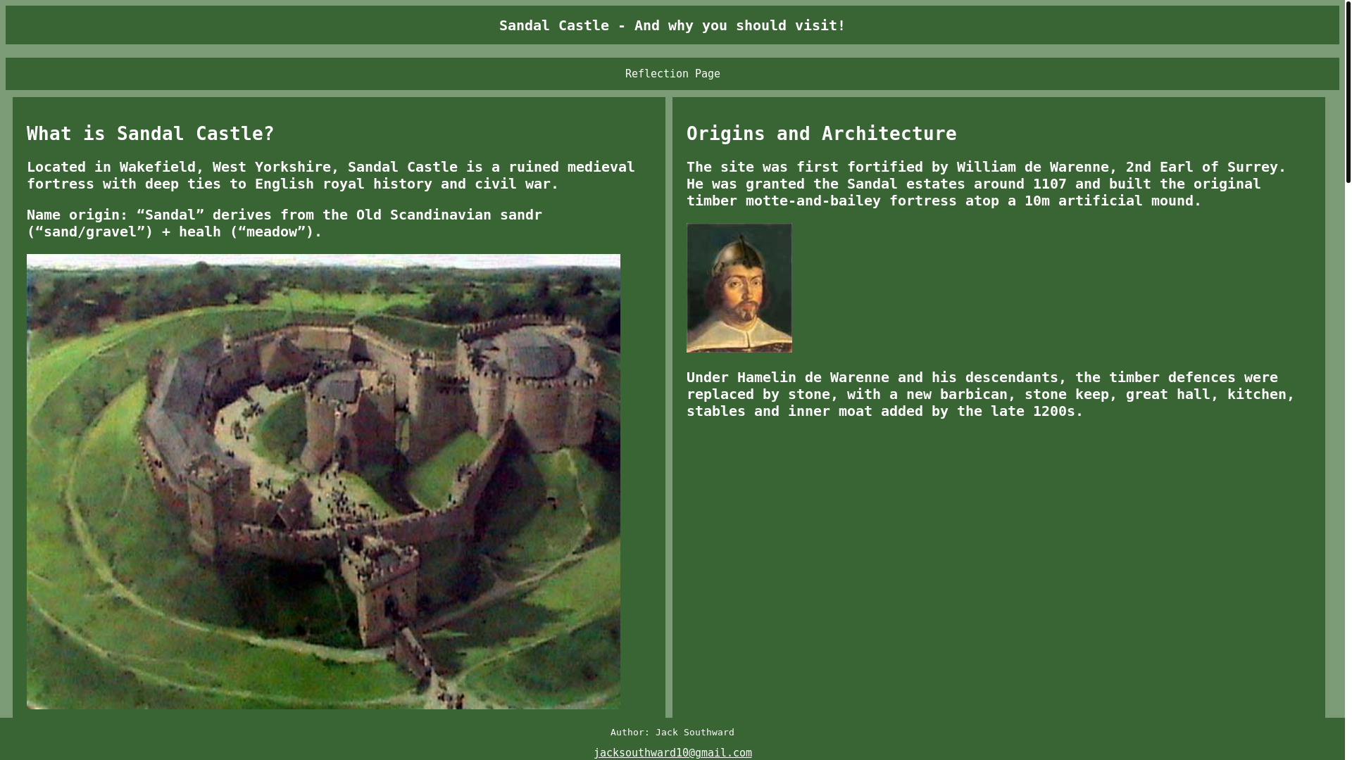 website screenshot of https://sandalcastle-github-io.pages.dev/