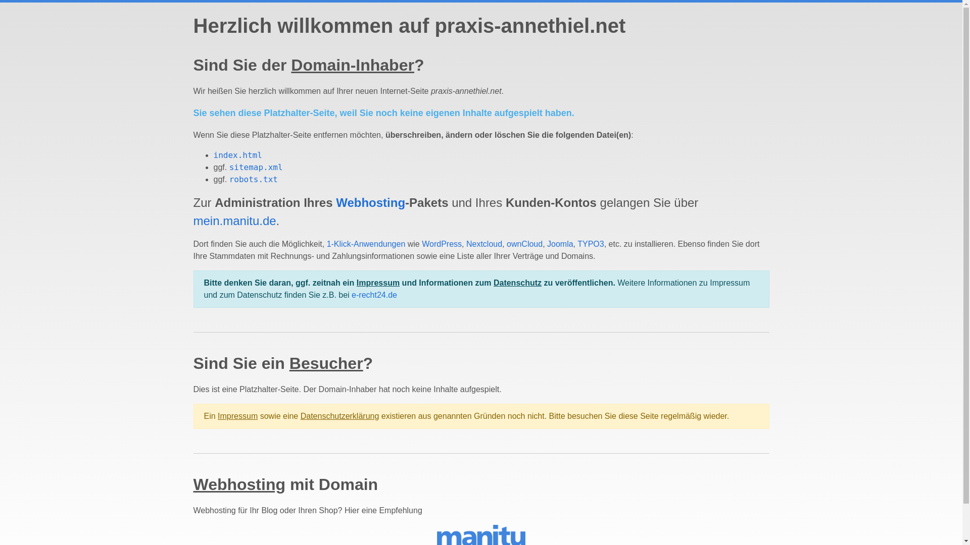 website screenshot of https://praxis-annethiel.net/