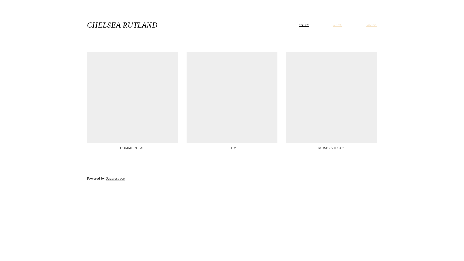 website screenshot of https://chelsearutland.com/