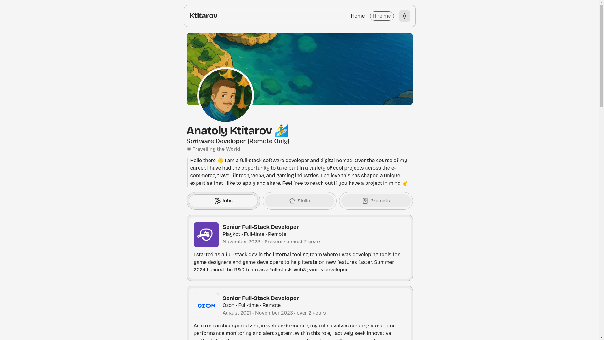 website screenshot of https://ktitarov-com.pages.dev/