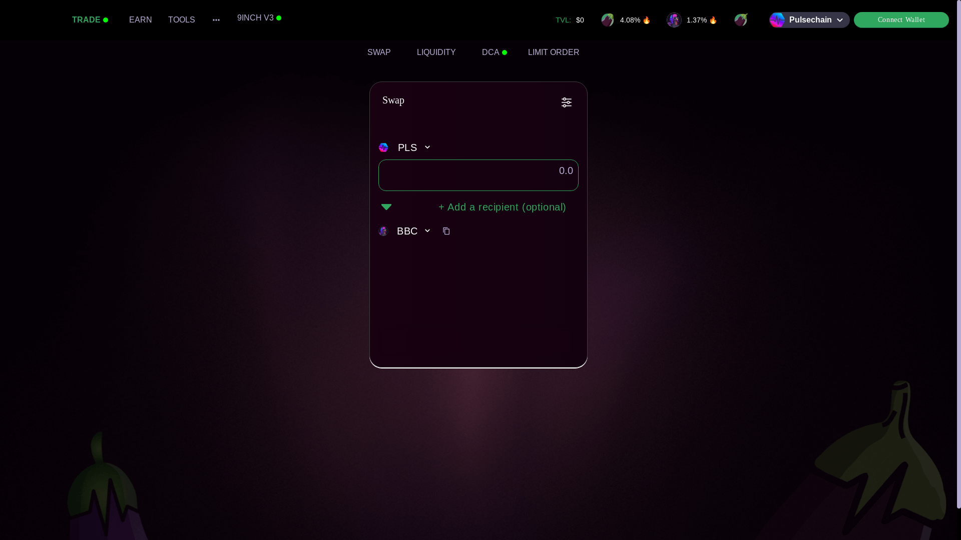 website screenshot of https://9inchswapui.pages.dev/