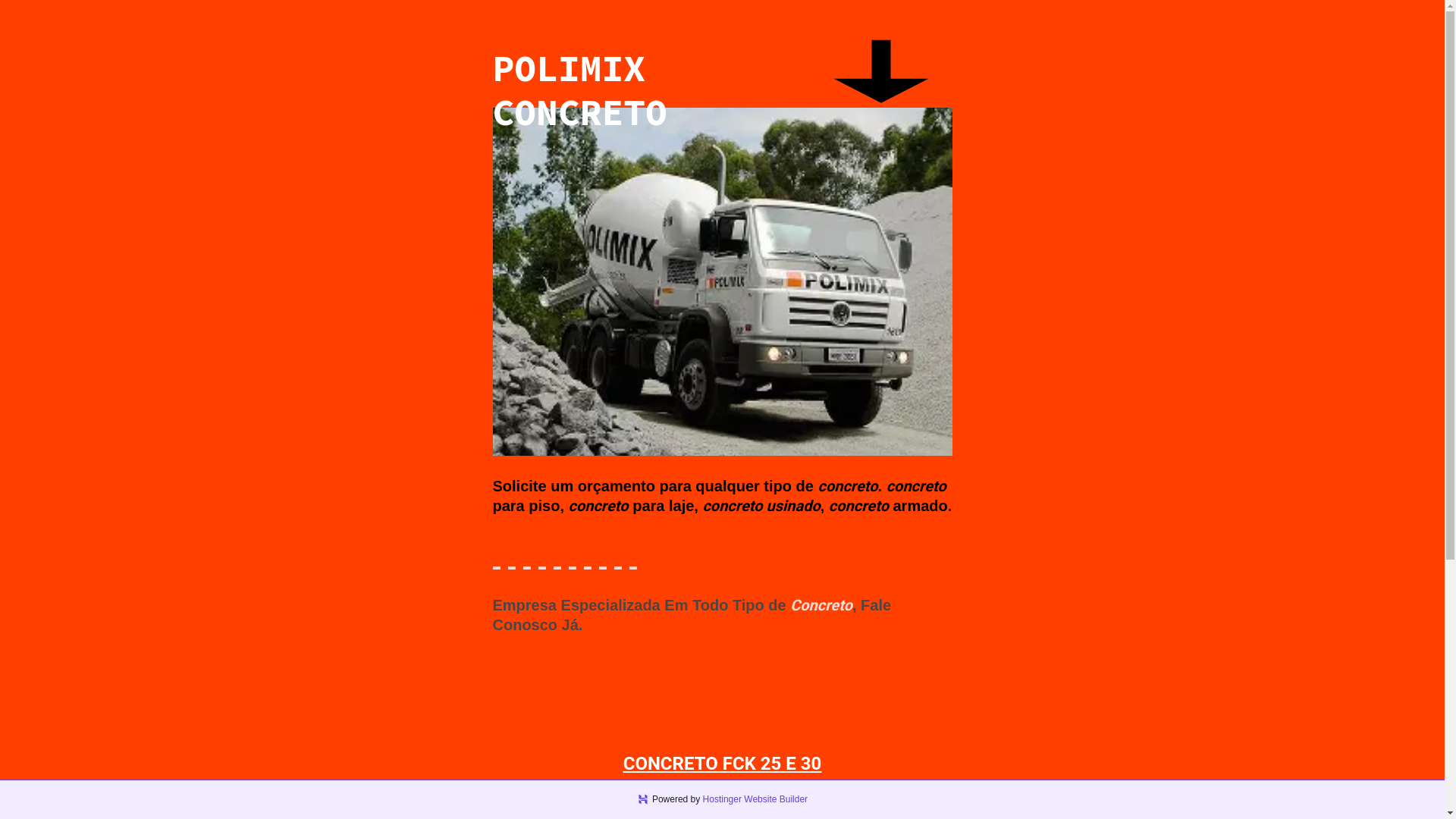 website screenshot of https://concretar.store/