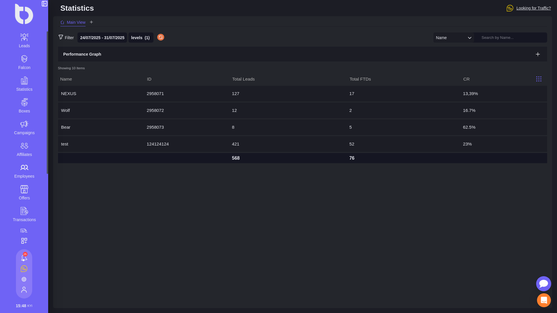 website screenshot of https://tb-project.cc/
