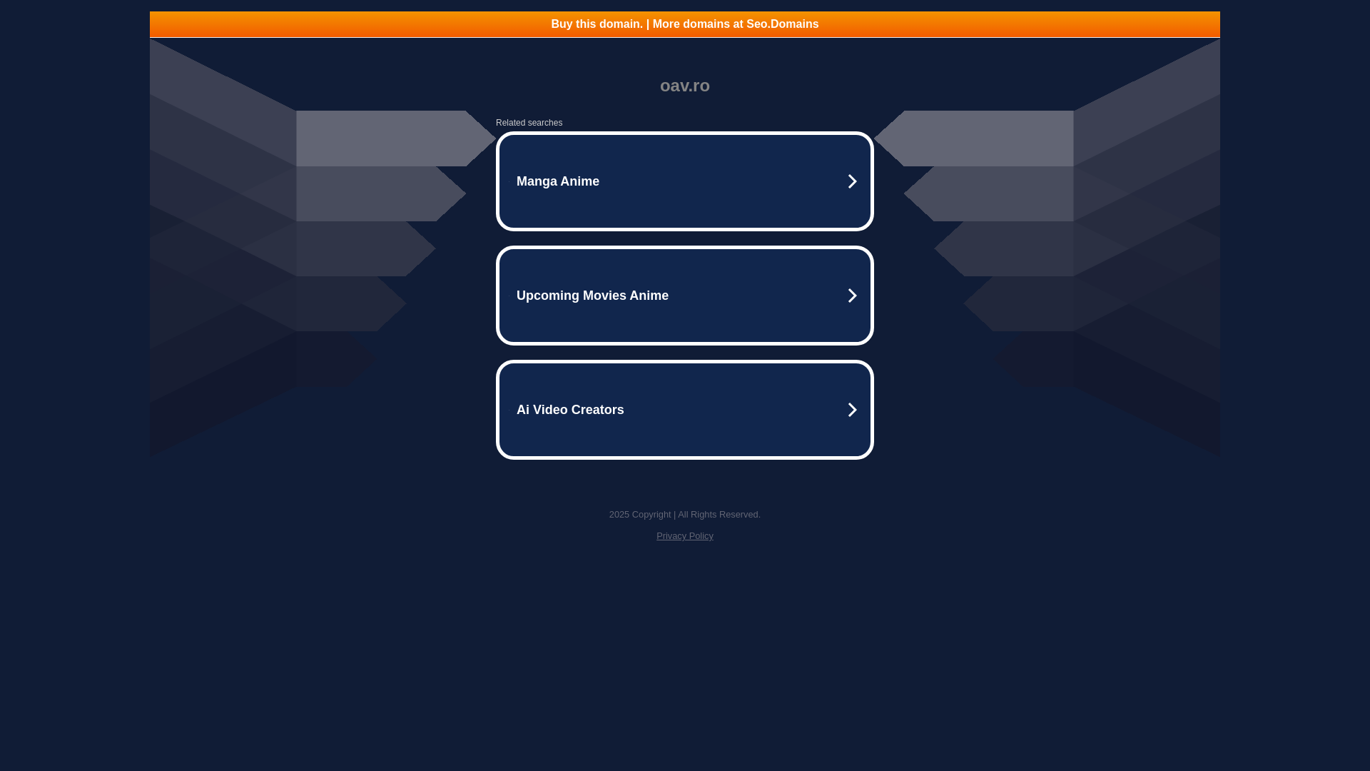 website screenshot of https://oav.ro/