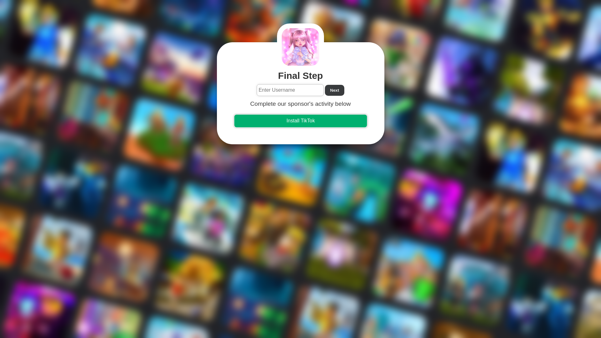 website screenshot of https://fastletsgo.click/