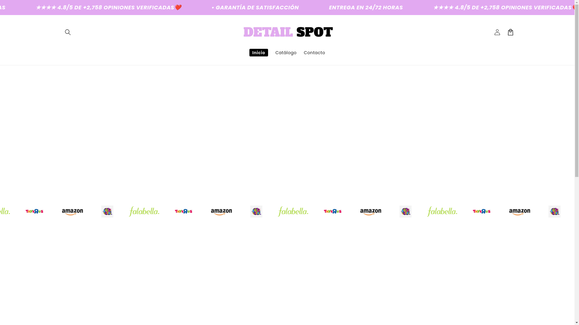 website screenshot of https://detailspotperu.store/
