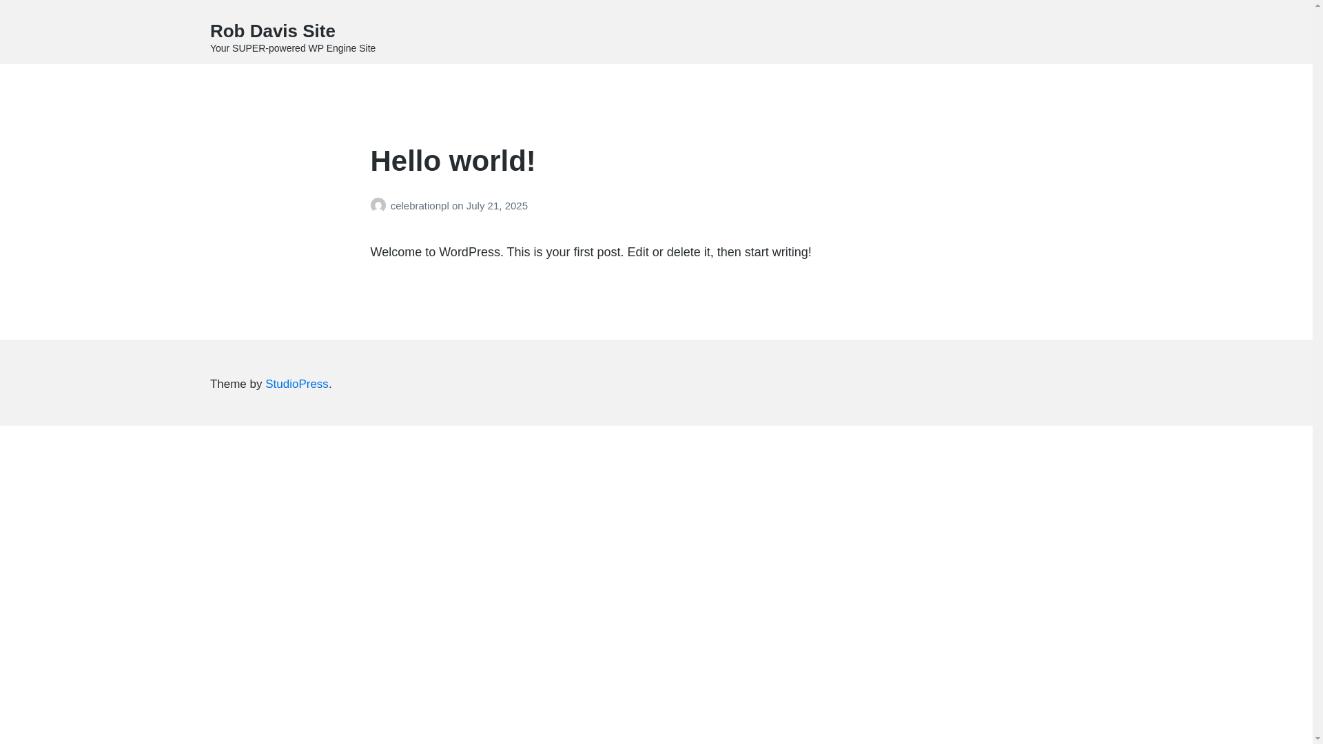 website screenshot of https://celebrationplace.org/