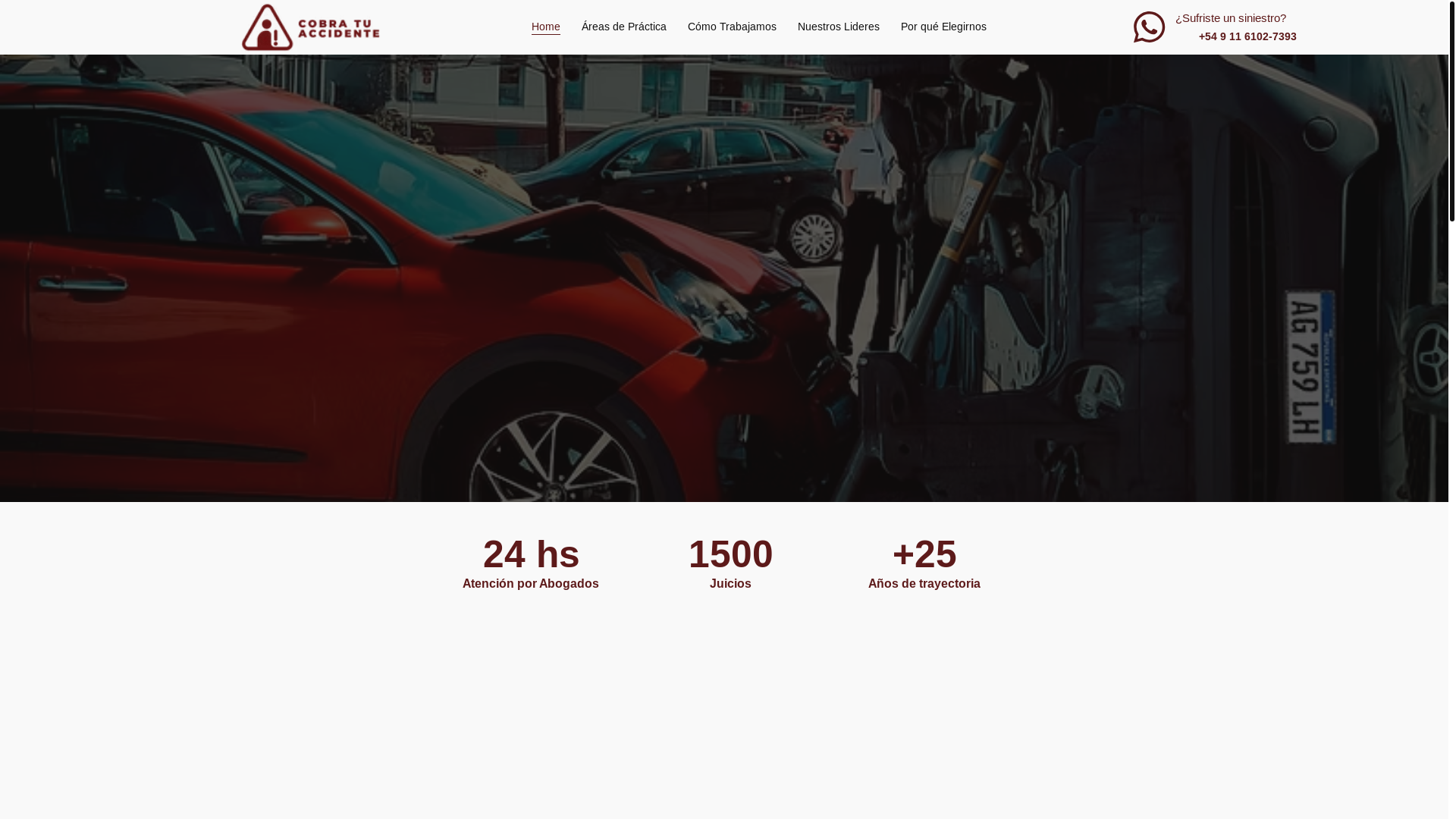website screenshot of https://tuaccidentevale.com/