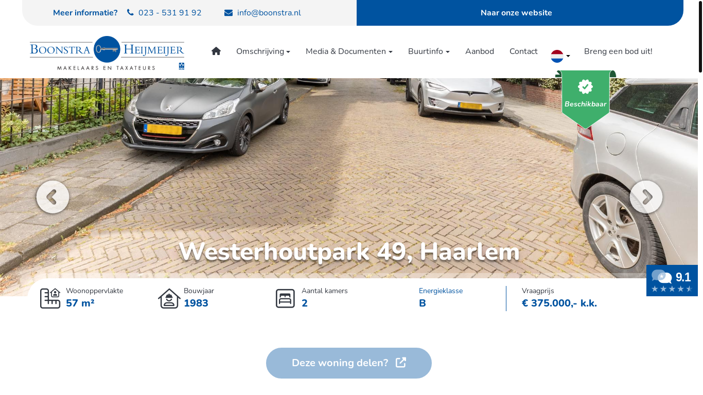 website screenshot of https://westerhoutpark49.nl/