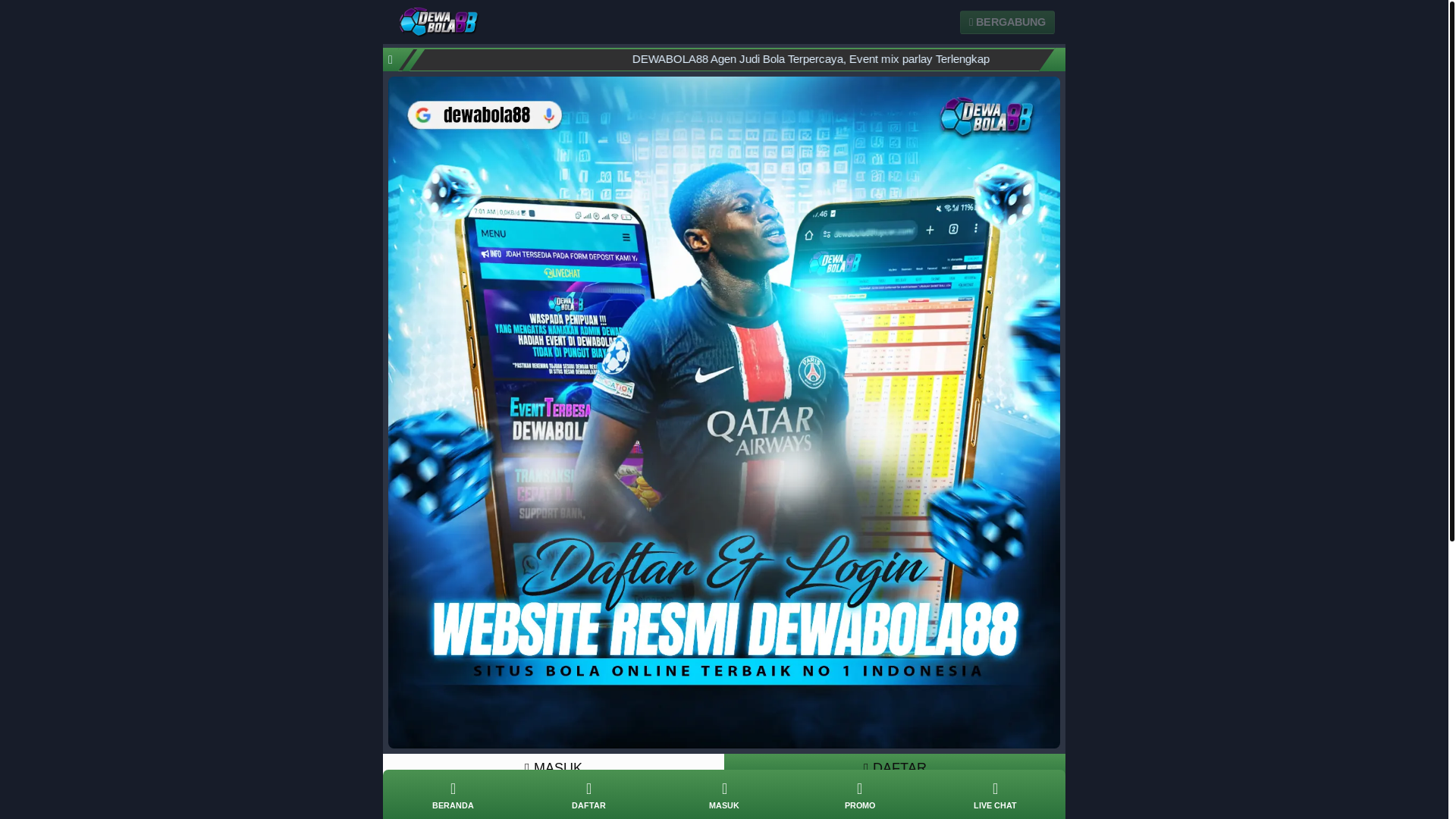 website screenshot of https://6ampdewabola88.pages.dev/