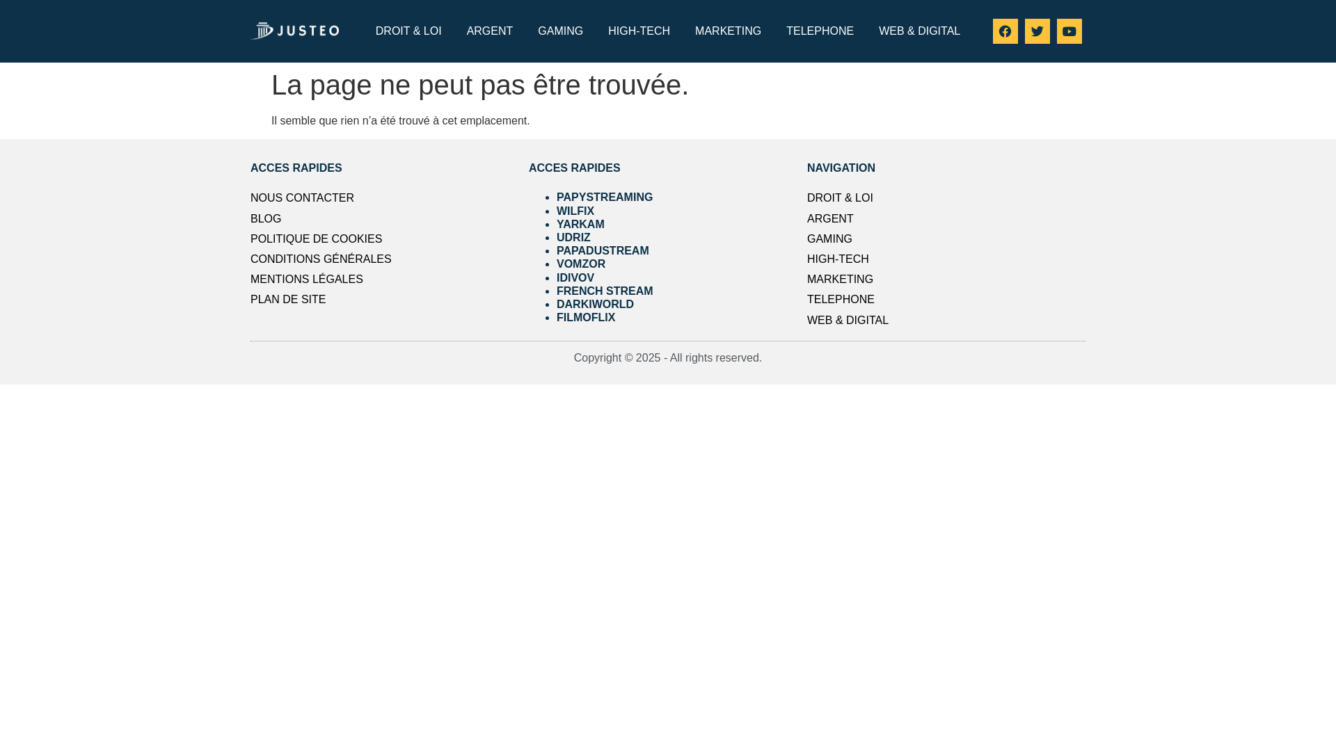 website screenshot of https://justeo.fr/go/frenchstream
