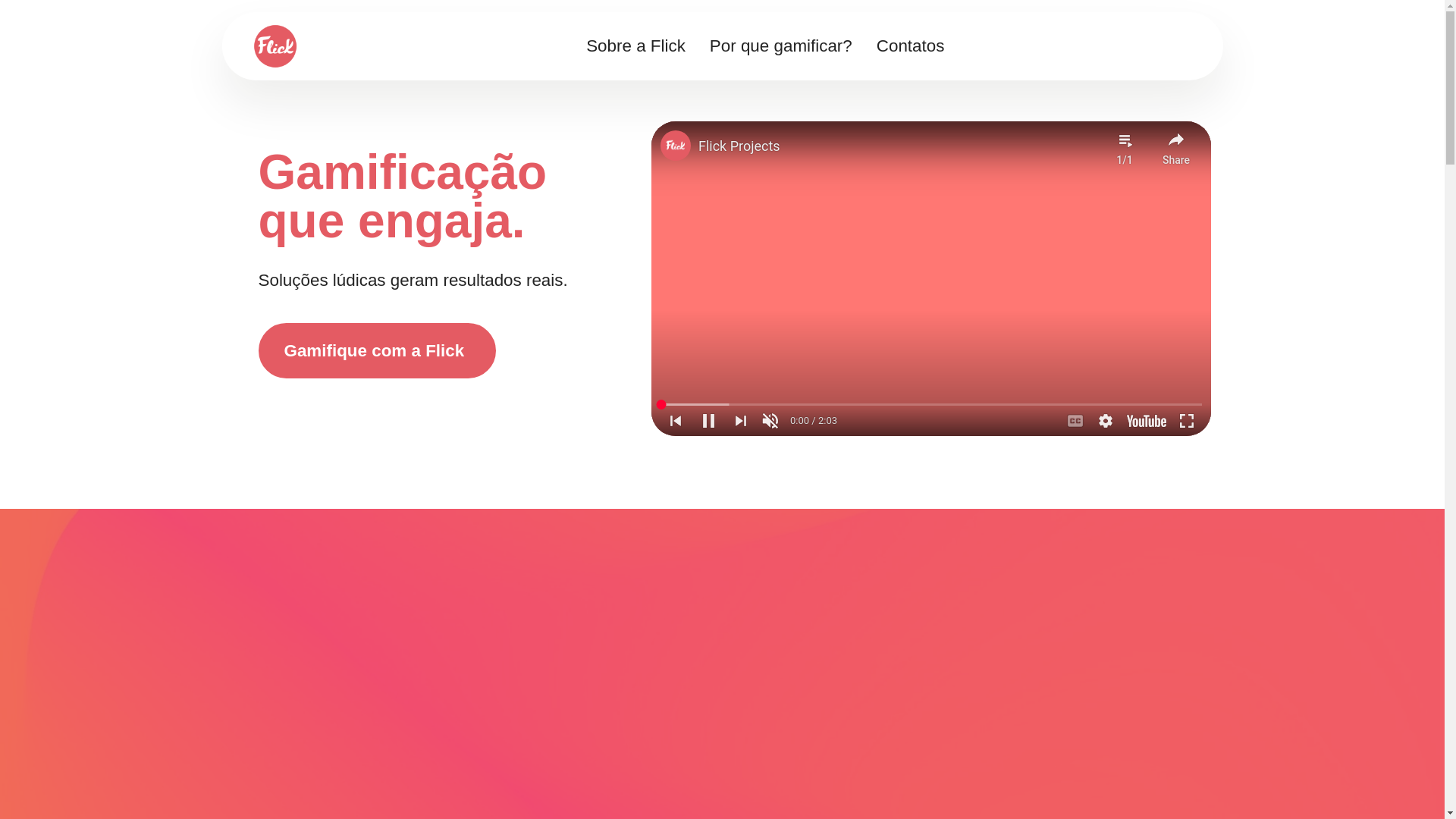 website screenshot of https://flickanima.com.br/