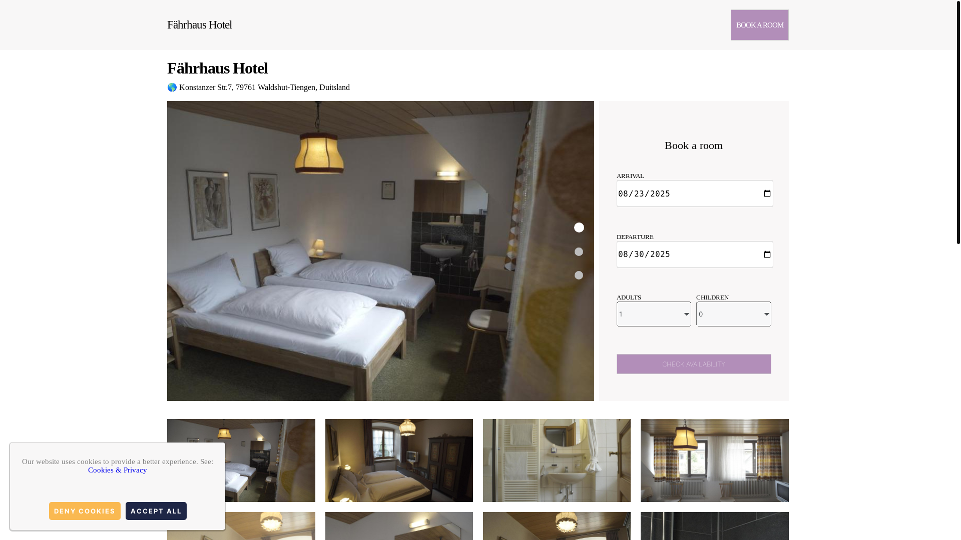website screenshot of https://f-hrhaus-hotel.com.es/